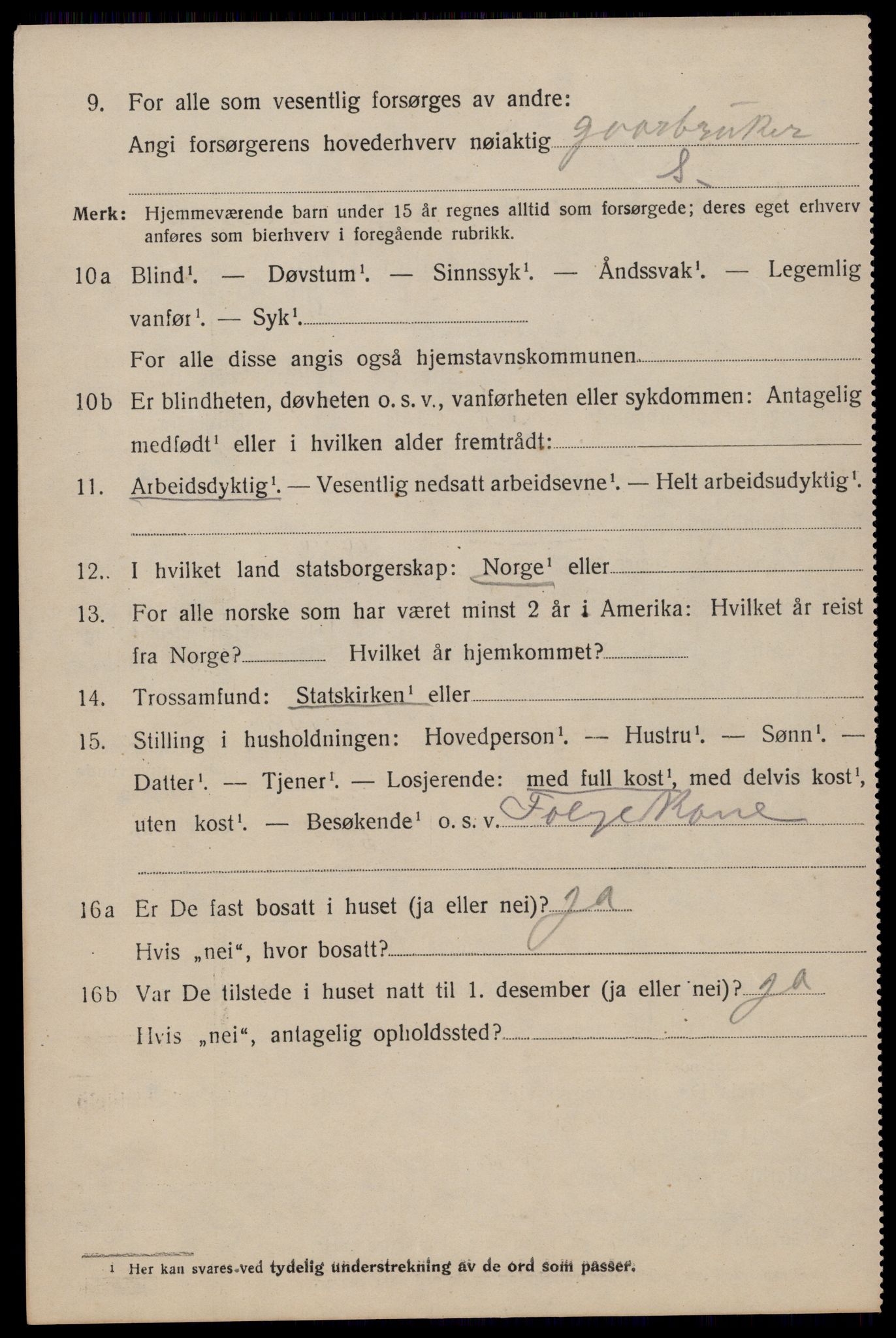 SAST, 1920 census for Håland, 1920, p. 6334