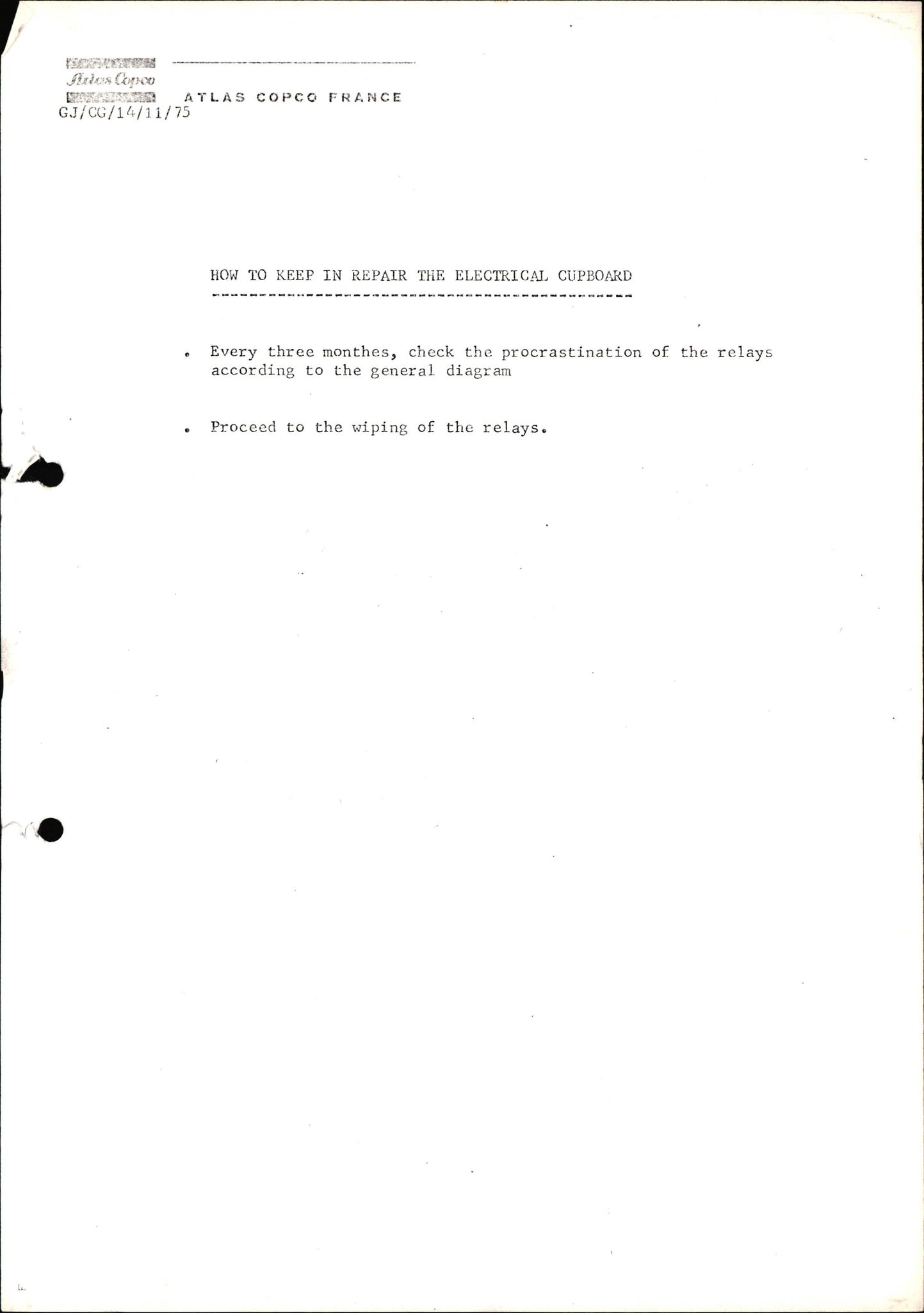 Pa 1503 - Stavanger Drilling AS, AV/SAST-A-101906/2/E/Eb/Ebb/L0002: Alexander L. Kielland plattform - Operation manual, 1976, p. 1