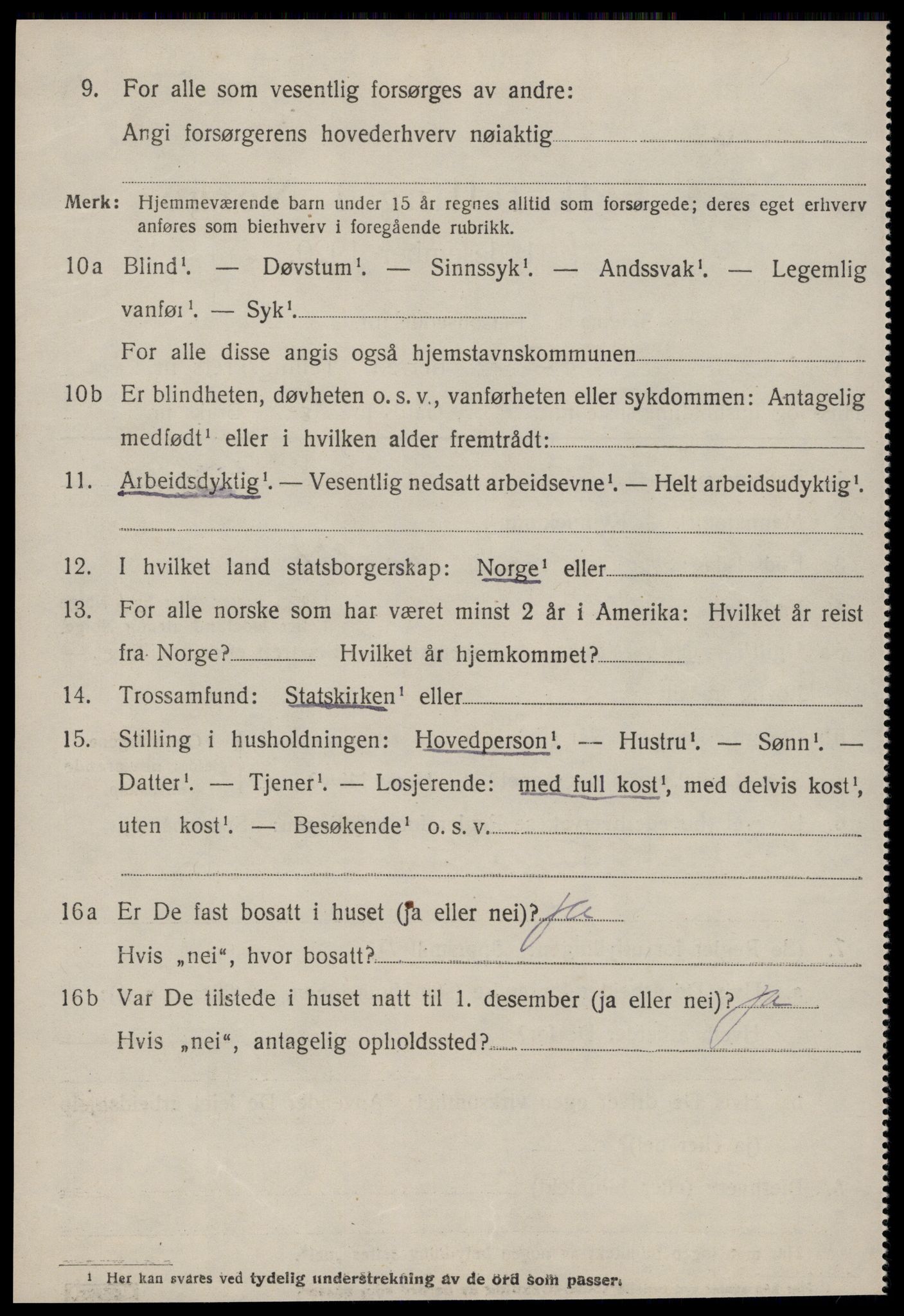 SAT, 1920 census for Aure, 1920, p. 4929