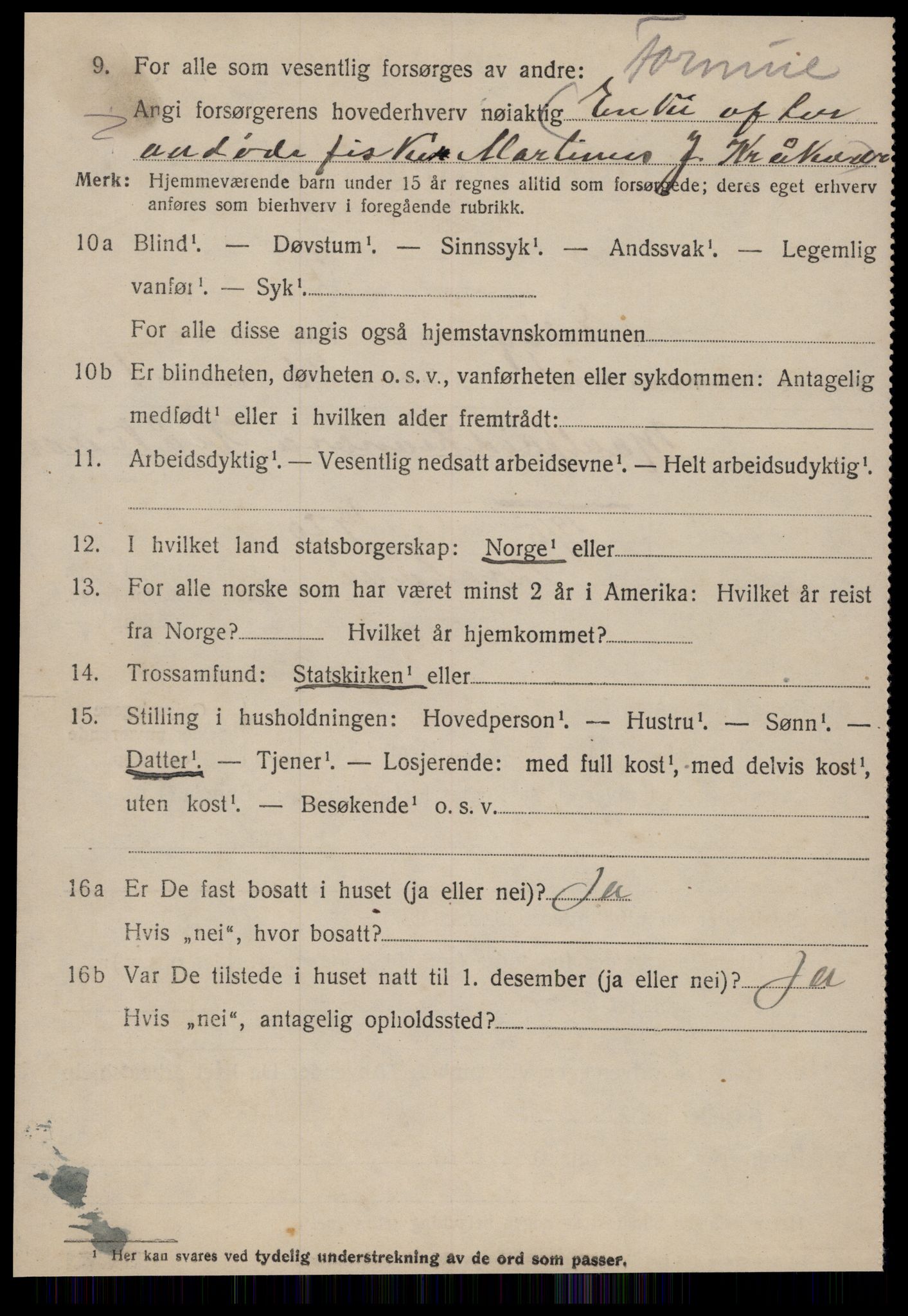 SAT, 1920 census for Edøy, 1920, p. 2201