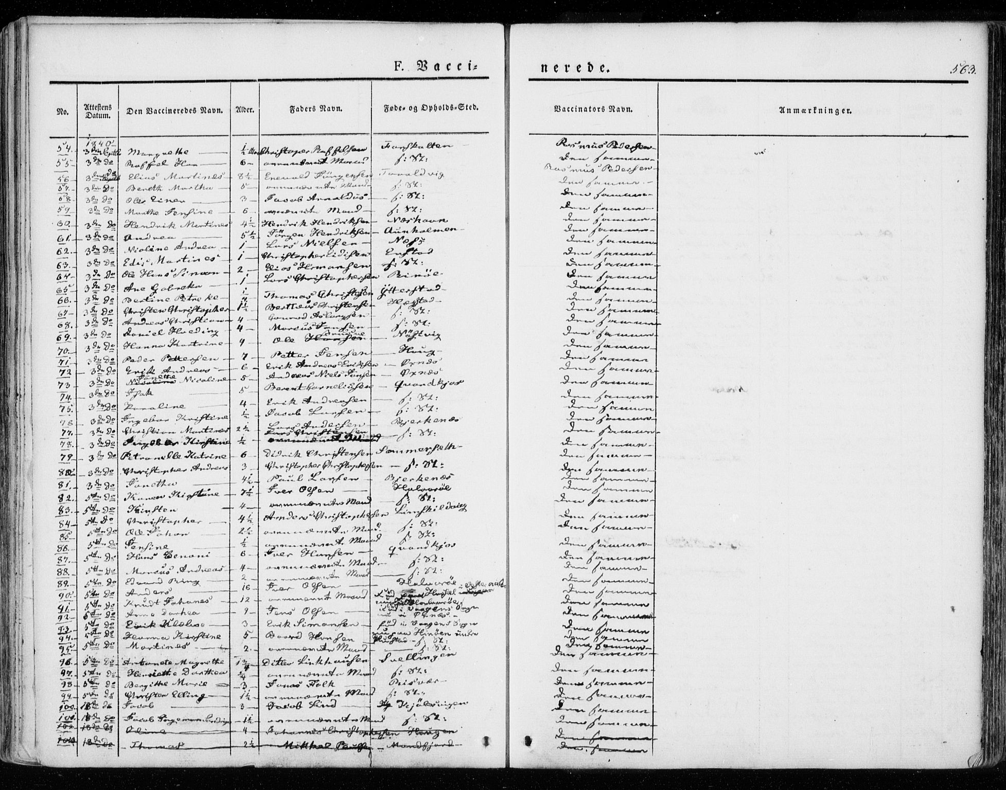 Ministerialprotokoller, klokkerbøker og fødselsregistre - Nordland, AV/SAT-A-1459/872/L1033: Parish register (official) no. 872A08, 1840-1863, p. 563