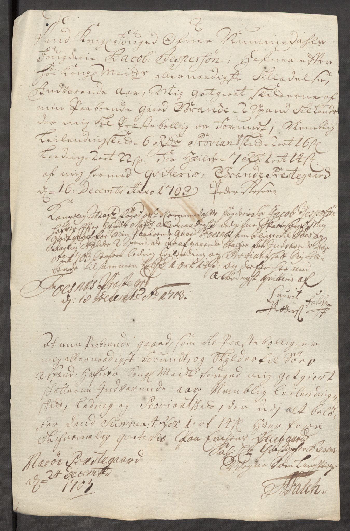 Rentekammeret inntil 1814, Reviderte regnskaper, Fogderegnskap, AV/RA-EA-4092/R64/L4428: Fogderegnskap Namdal, 1703-1704, p. 141