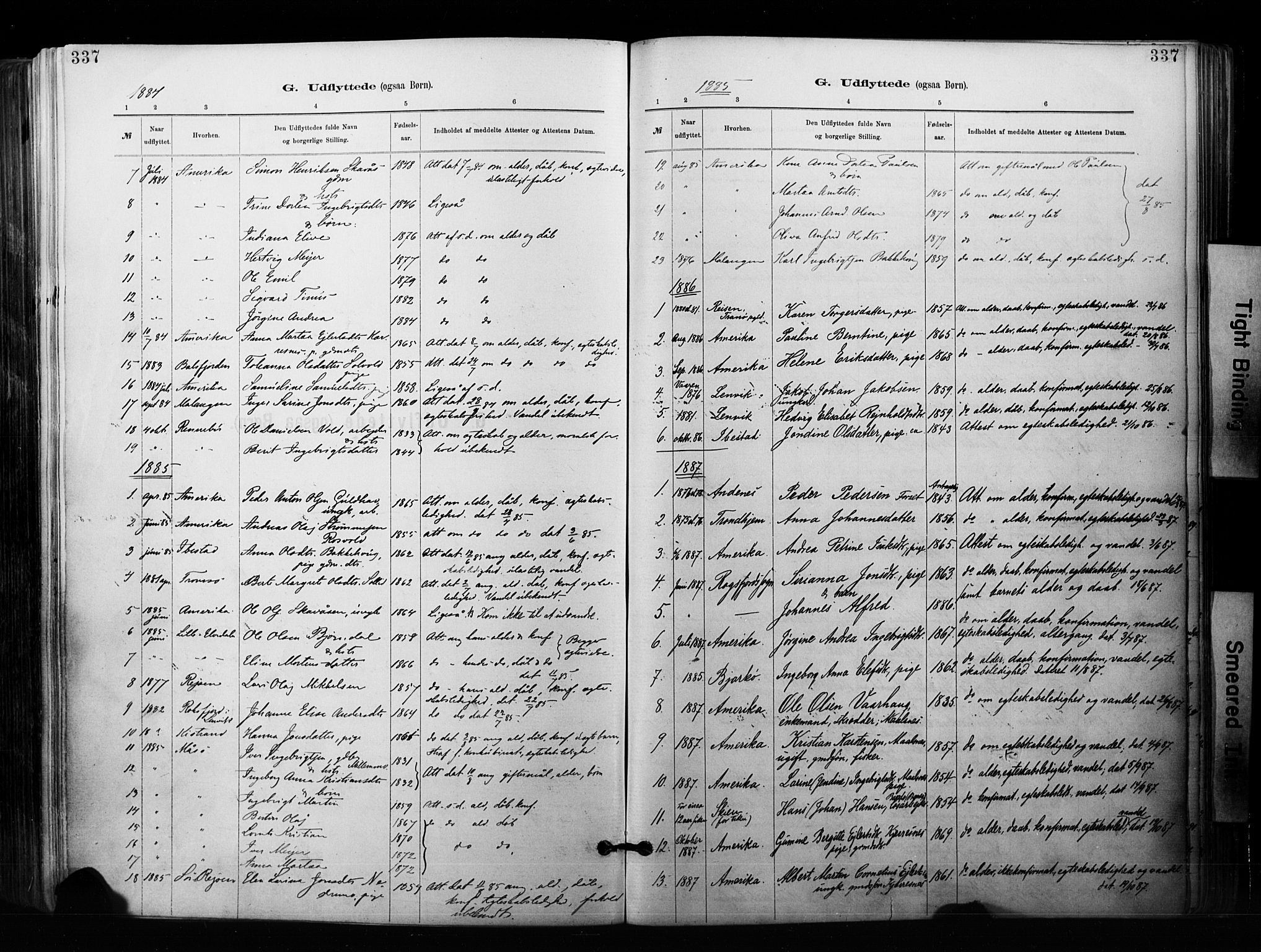Målselv sokneprestembete, SATØ/S-1311/G/Ga/Gaa/L0007kirke: Parish register (official) no. 7, 1884-1903, p. 337
