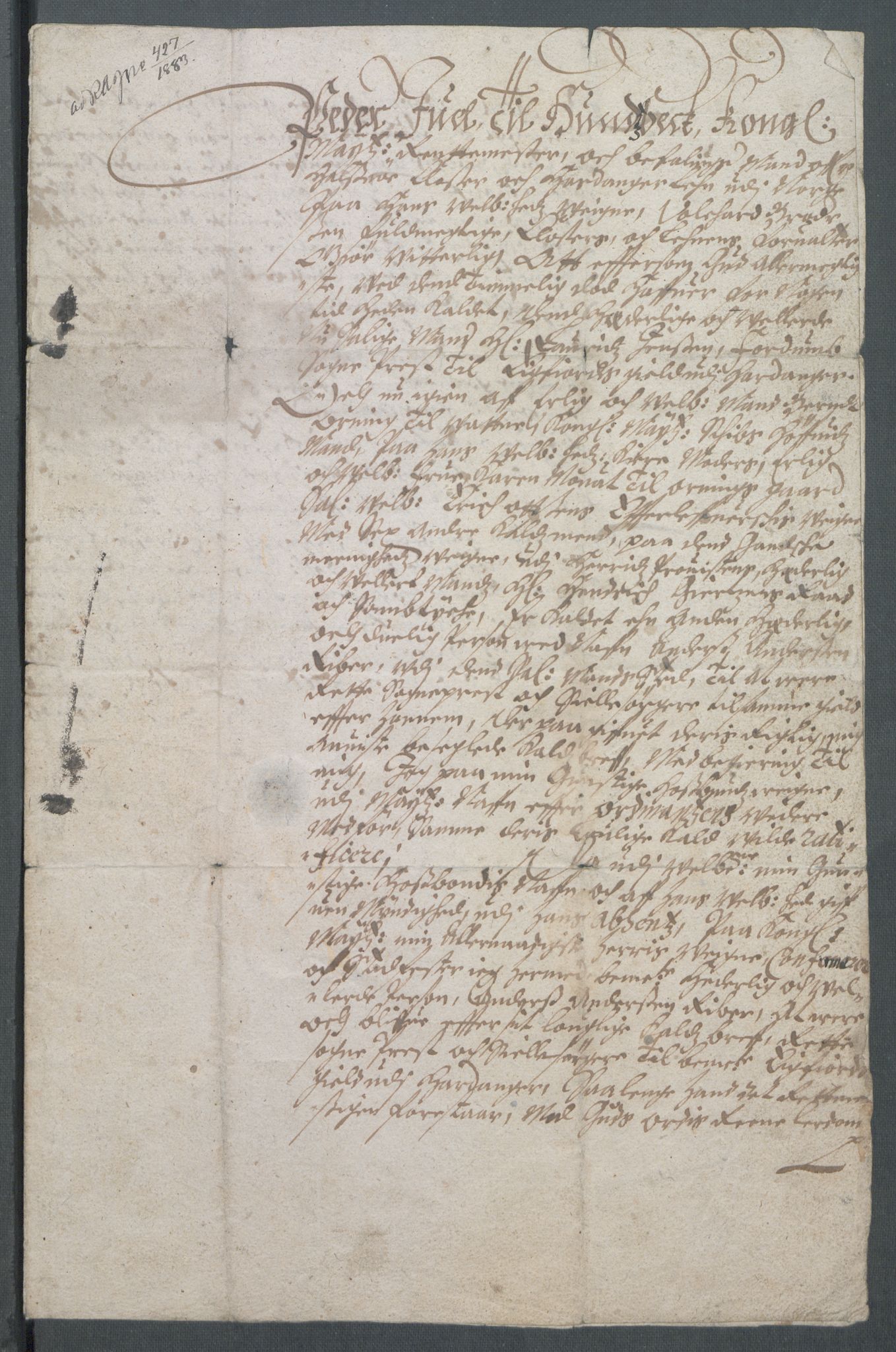 Riksarkivets diplomsamling, AV/RA-EA-5965/F02/L0166: Dokumenter, 1654-1656, p. 249