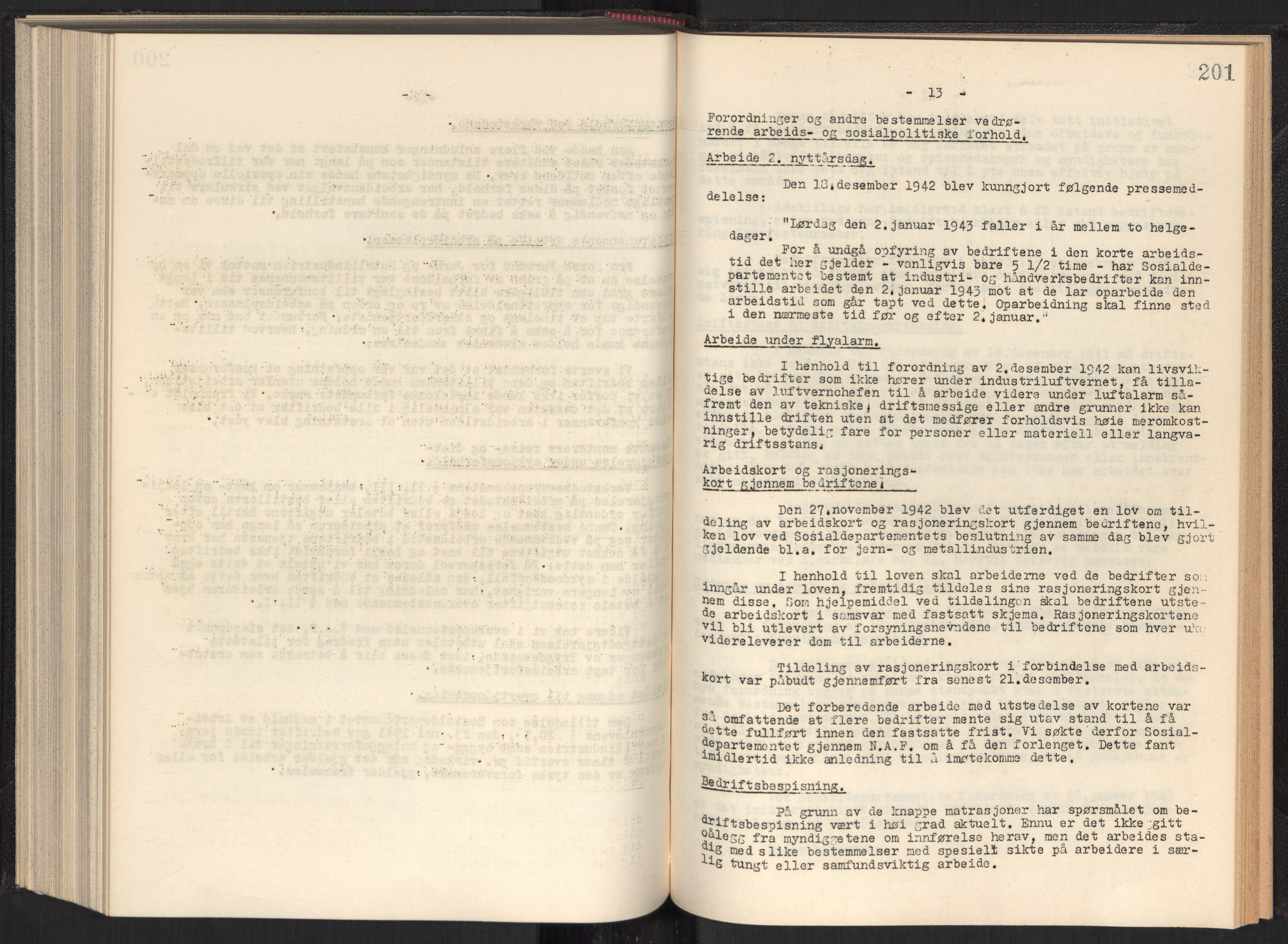 Teknologibedriftenes Landsforening TBL, AV/RA-PA-1700/A/Ad/L0006: Årsberetning med register, 1937-1943, p. 201