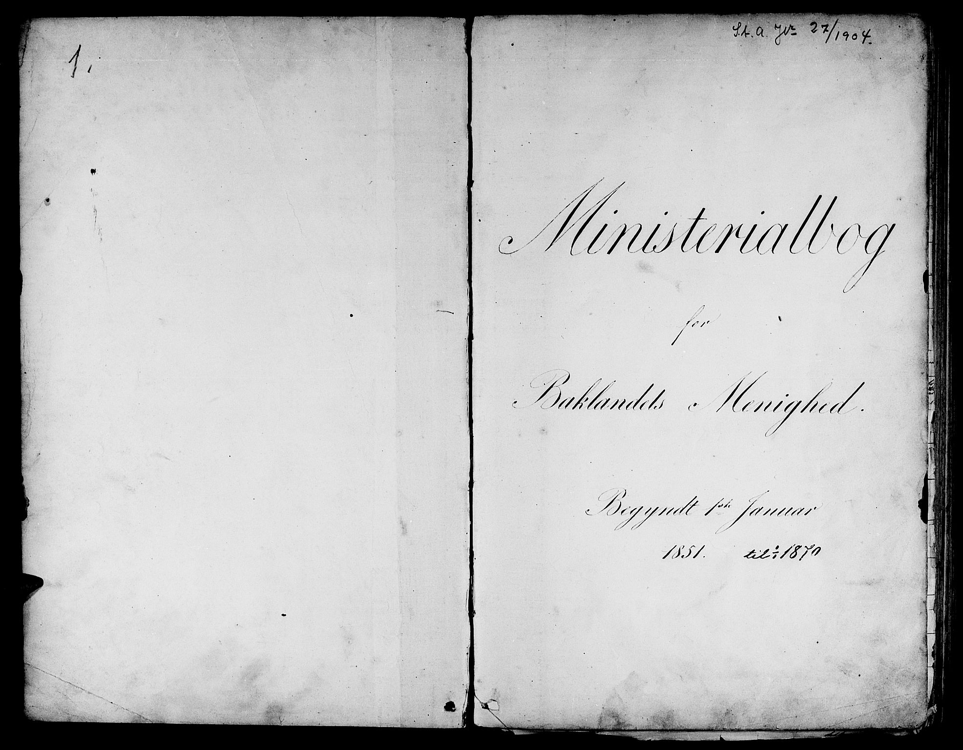 Ministerialprotokoller, klokkerbøker og fødselsregistre - Sør-Trøndelag, SAT/A-1456/604/L0219: Parish register (copy) no. 604C02, 1851-1869, p. 0-1