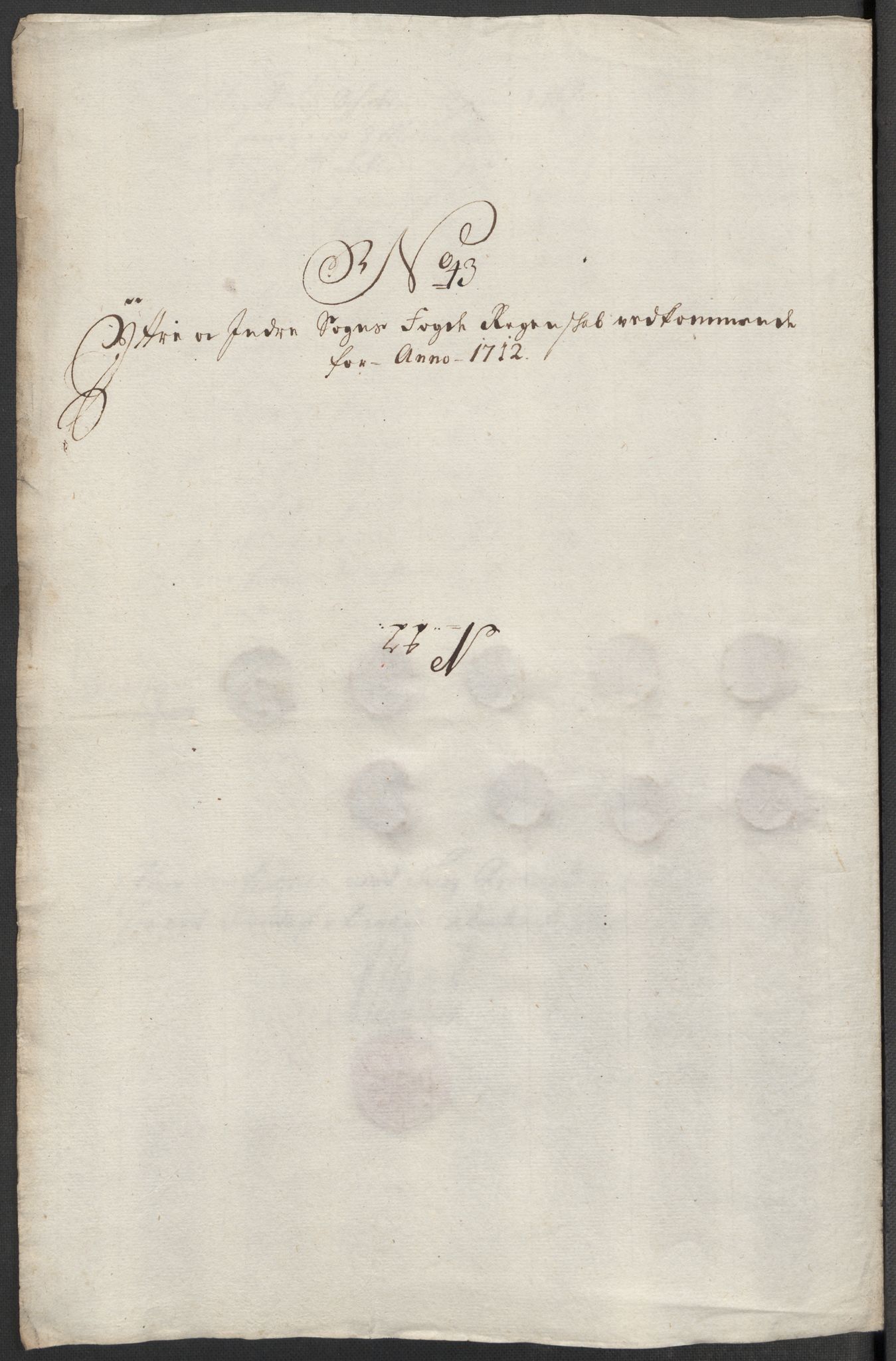 Rentekammeret inntil 1814, Reviderte regnskaper, Fogderegnskap, AV/RA-EA-4092/R52/L3318: Fogderegnskap Sogn, 1712, p. 339