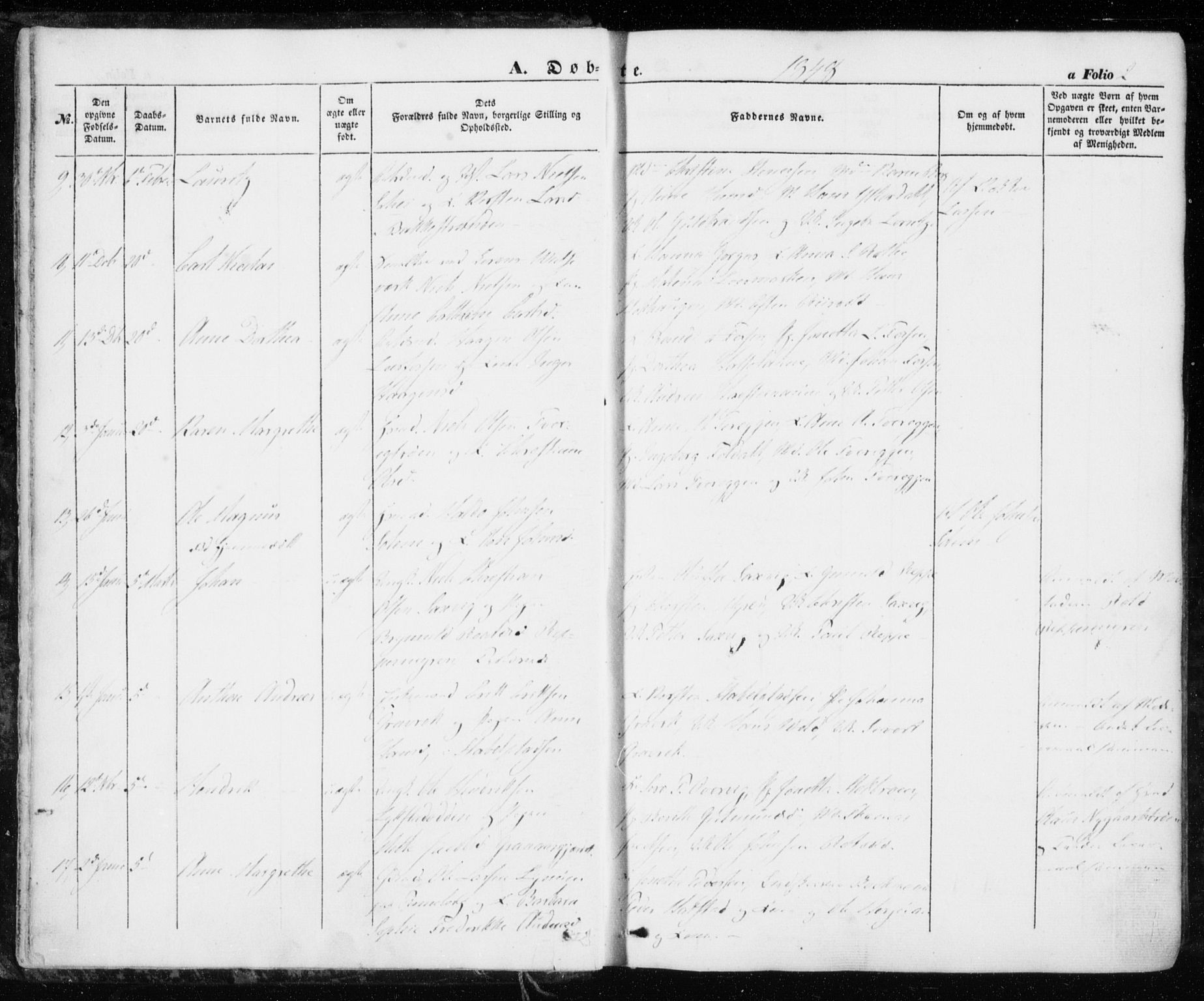 Ministerialprotokoller, klokkerbøker og fødselsregistre - Sør-Trøndelag, AV/SAT-A-1456/606/L0291: Parish register (official) no. 606A06, 1848-1856, p. 2