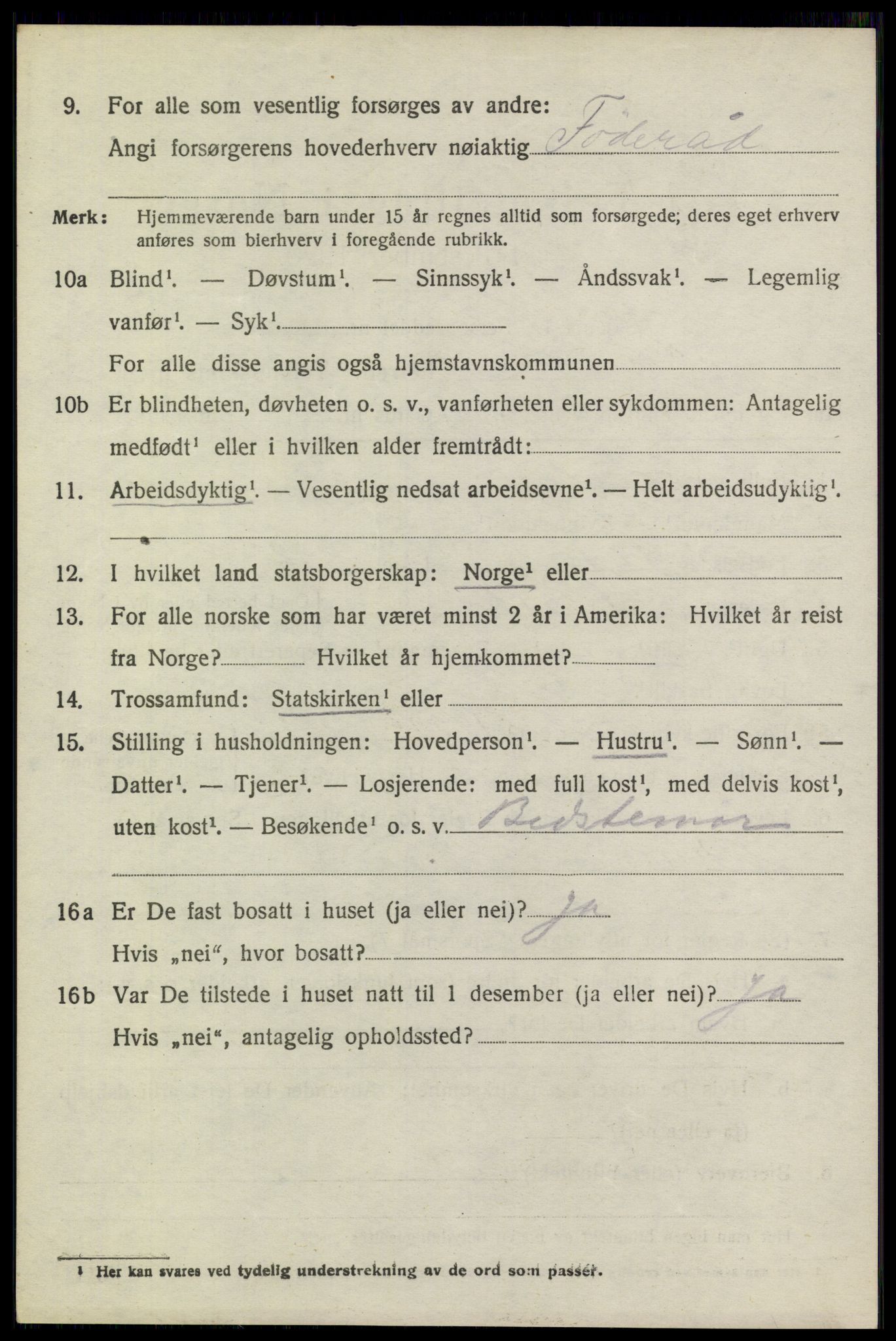 SAO, 1920 census for Aurskog, 1920, p. 1899