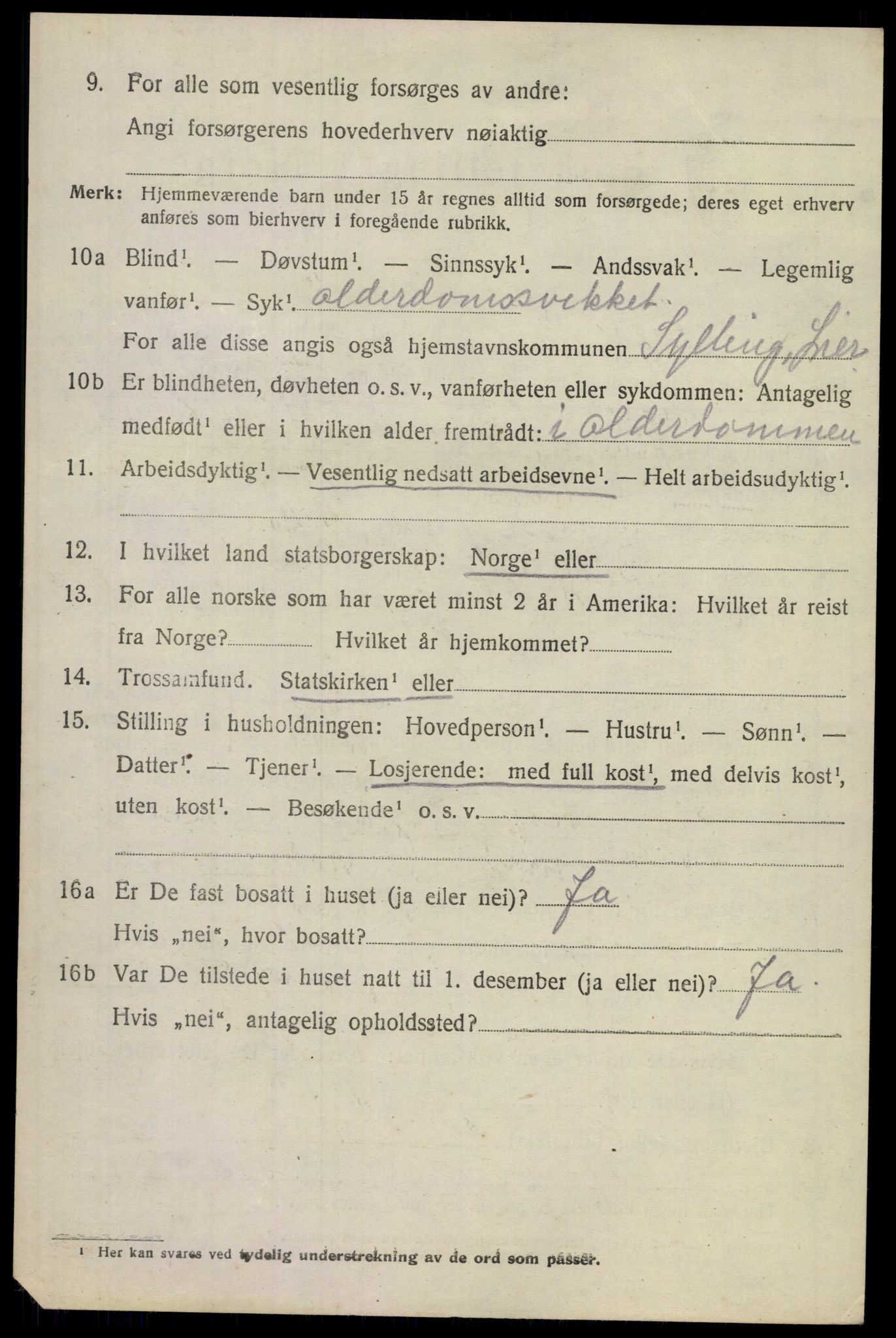 SAKO, 1920 census for Lier, 1920, p. 21919