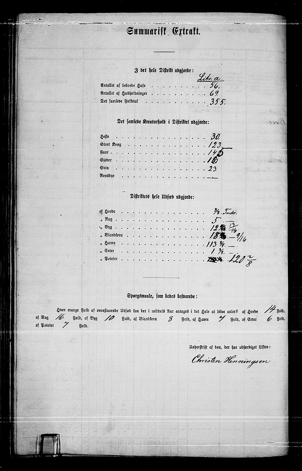 RA, 1865 census for Sør-Odal, 1865, p. 223