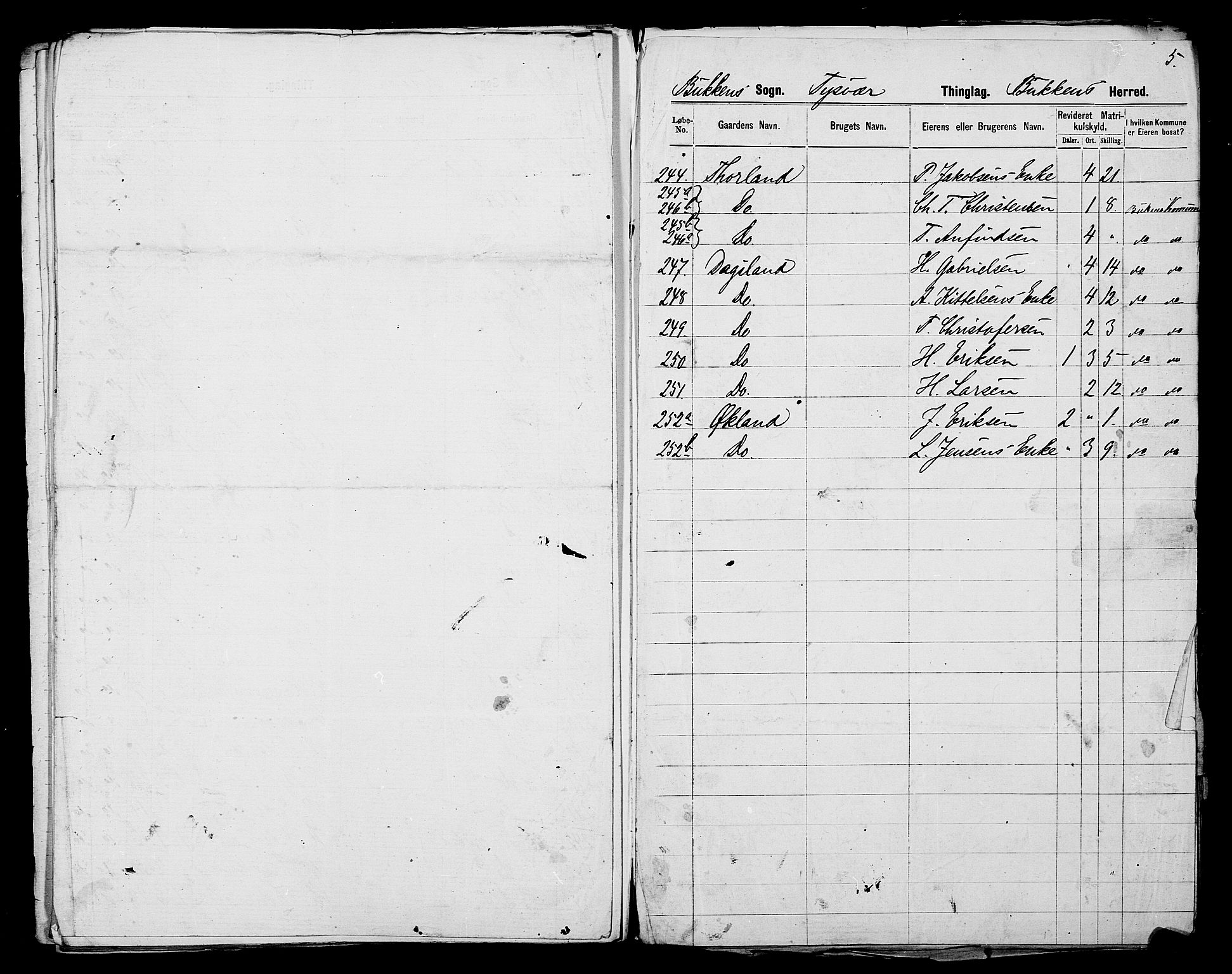 SAST, 1875 census for 1146P Tysvær, 1875, p. 51