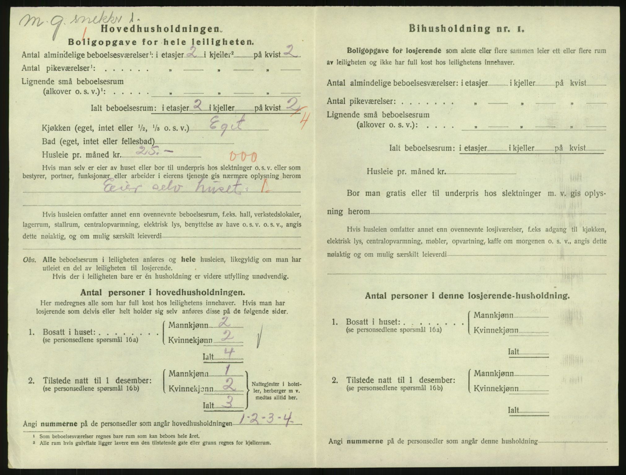 SAK, 1920 census for Arendal, 1920, p. 8623