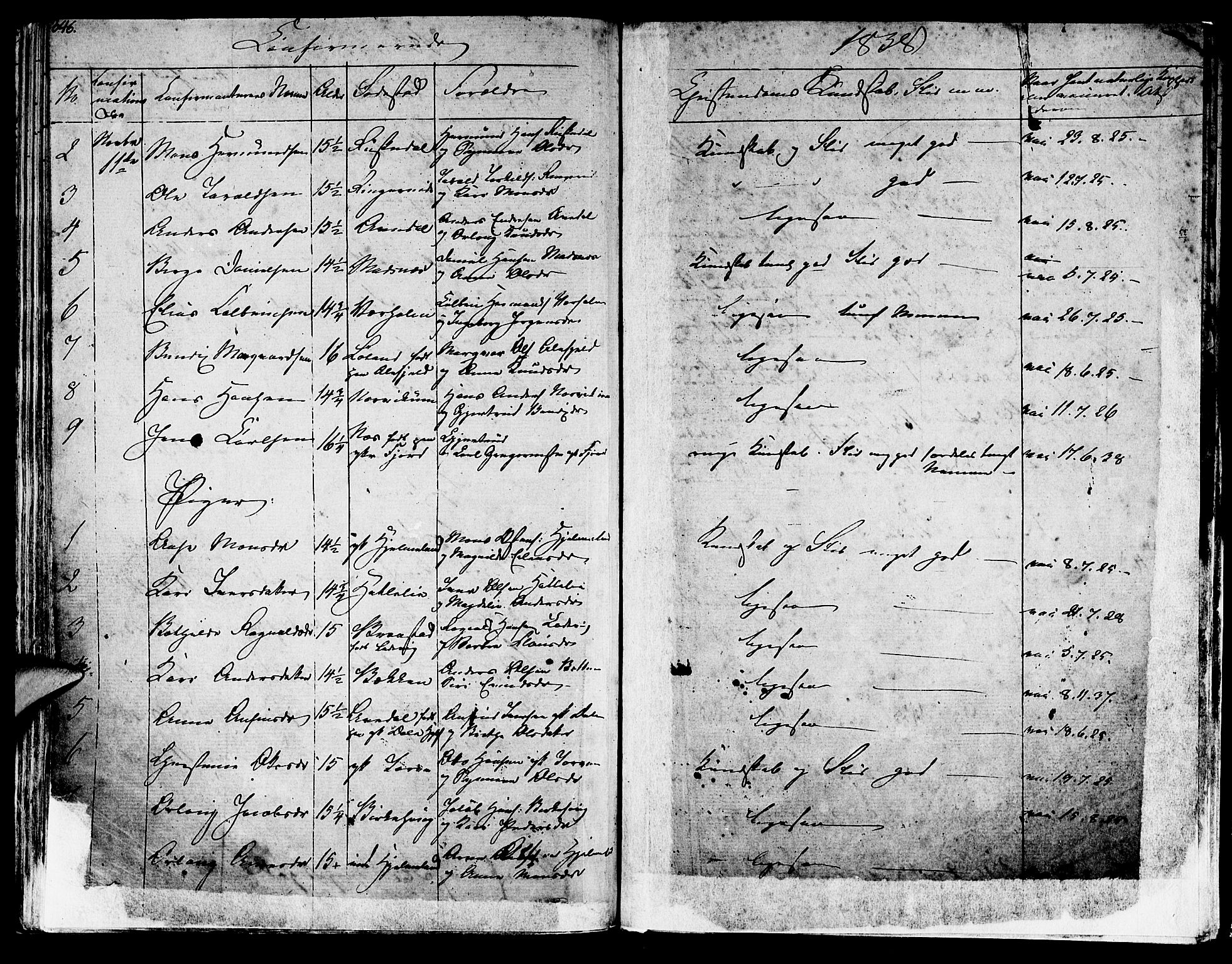 Lavik sokneprestembete, SAB/A-80901: Parish register (official) no. A 2I, 1821-1842, p. 346