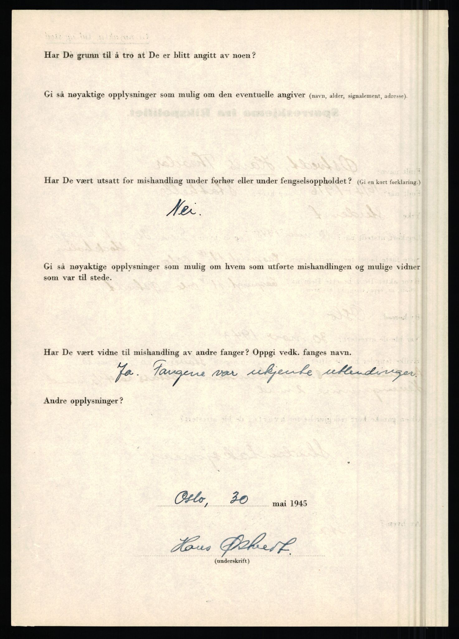 Rikspolitisjefen, AV/RA-S-1560/L/L0018: Wiborg, Bjarne Sigurd - Aavern, Reidar, 1940-1945, p. 649