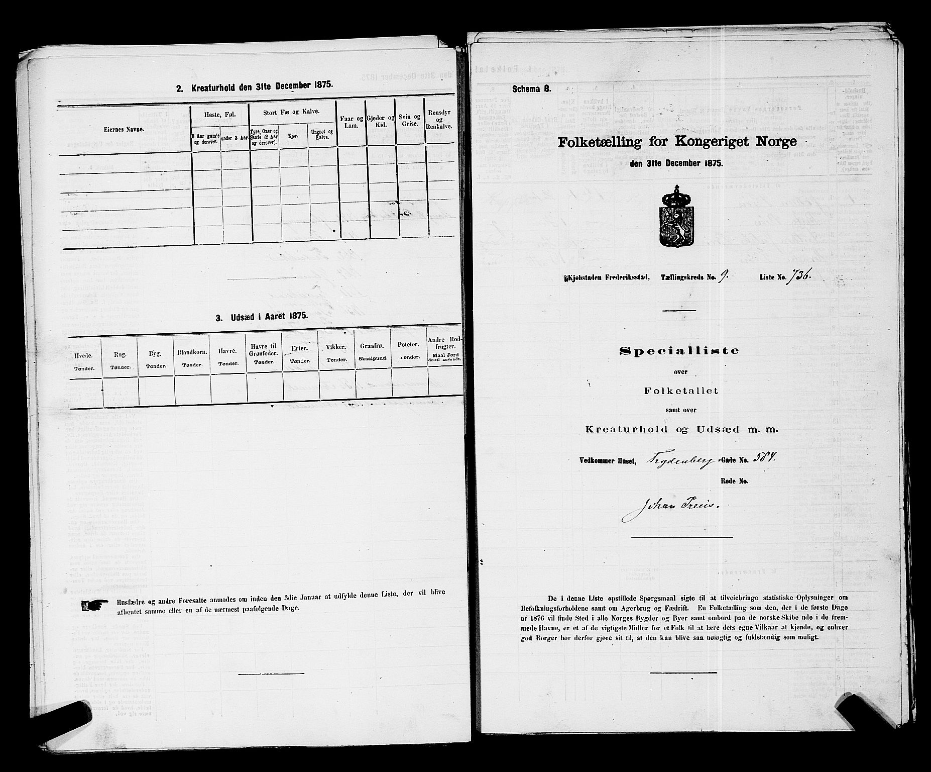 RA, 1875 census for 0103B Fredrikstad/Fredrikstad, 1875, p. 1682