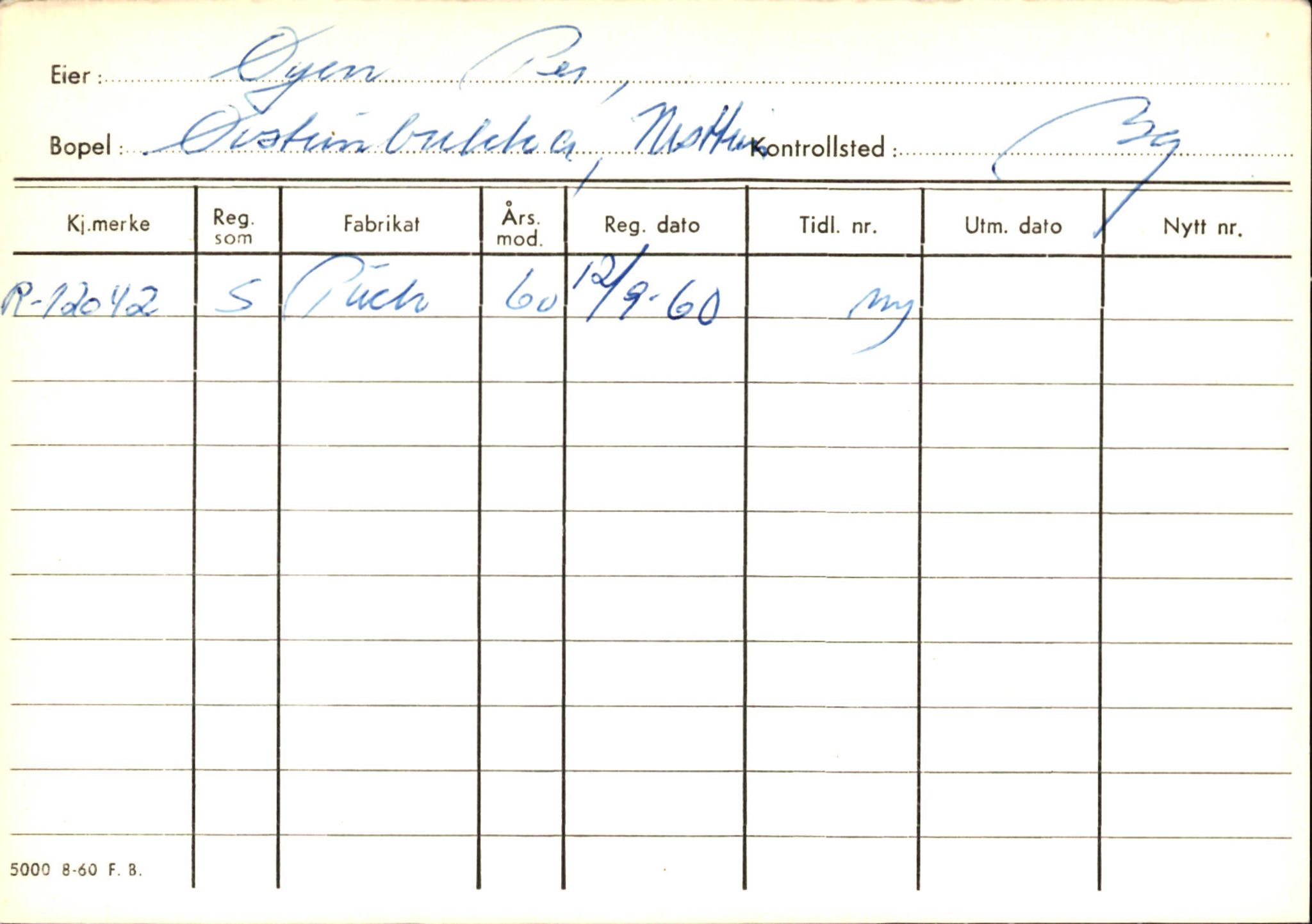 Statens vegvesen, Hordaland vegkontor, AV/SAB-A-5201/2/Ha/L0062: R-eierkort Ø-Å, 1920-1971, p. 46