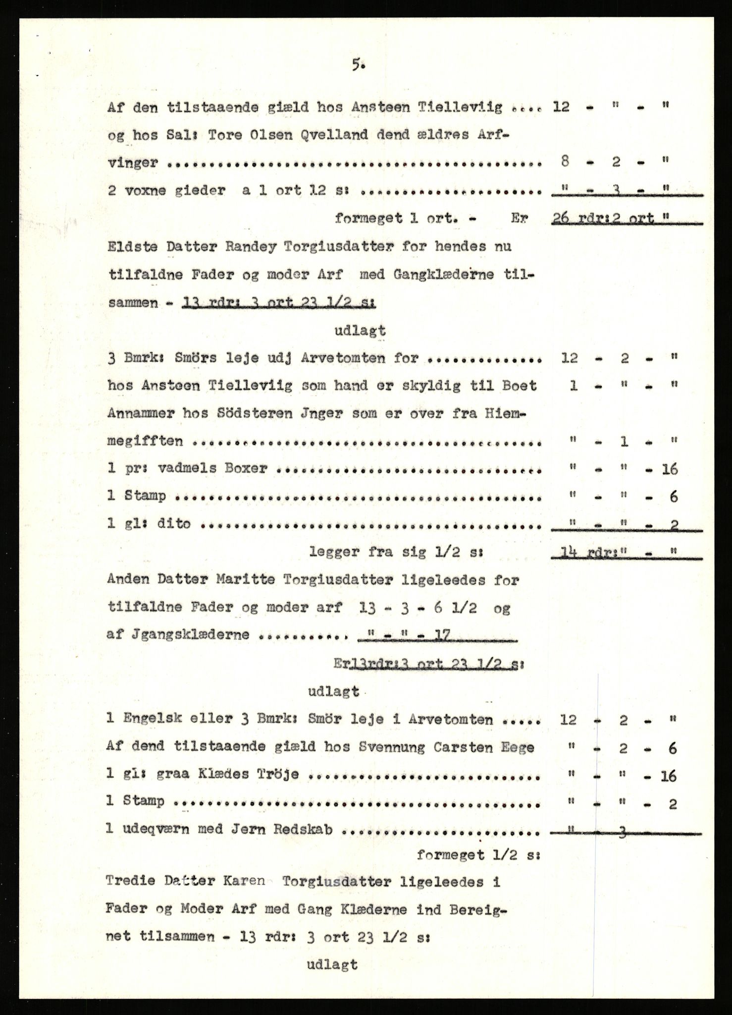 Statsarkivet i Stavanger, SAST/A-101971/03/Y/Yj/L0014: Avskrifter sortert etter gårdsnanv: Dalve - Dyrland, 1750-1930, p. 566