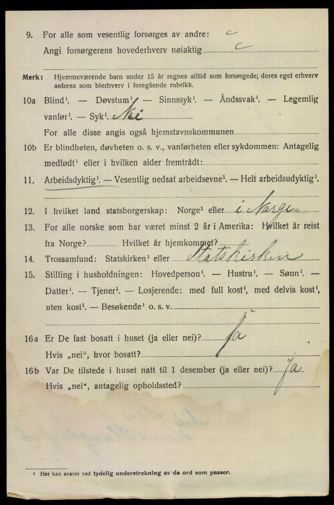 SAKO, 1920 census for Larvik, 1920, p. 30433