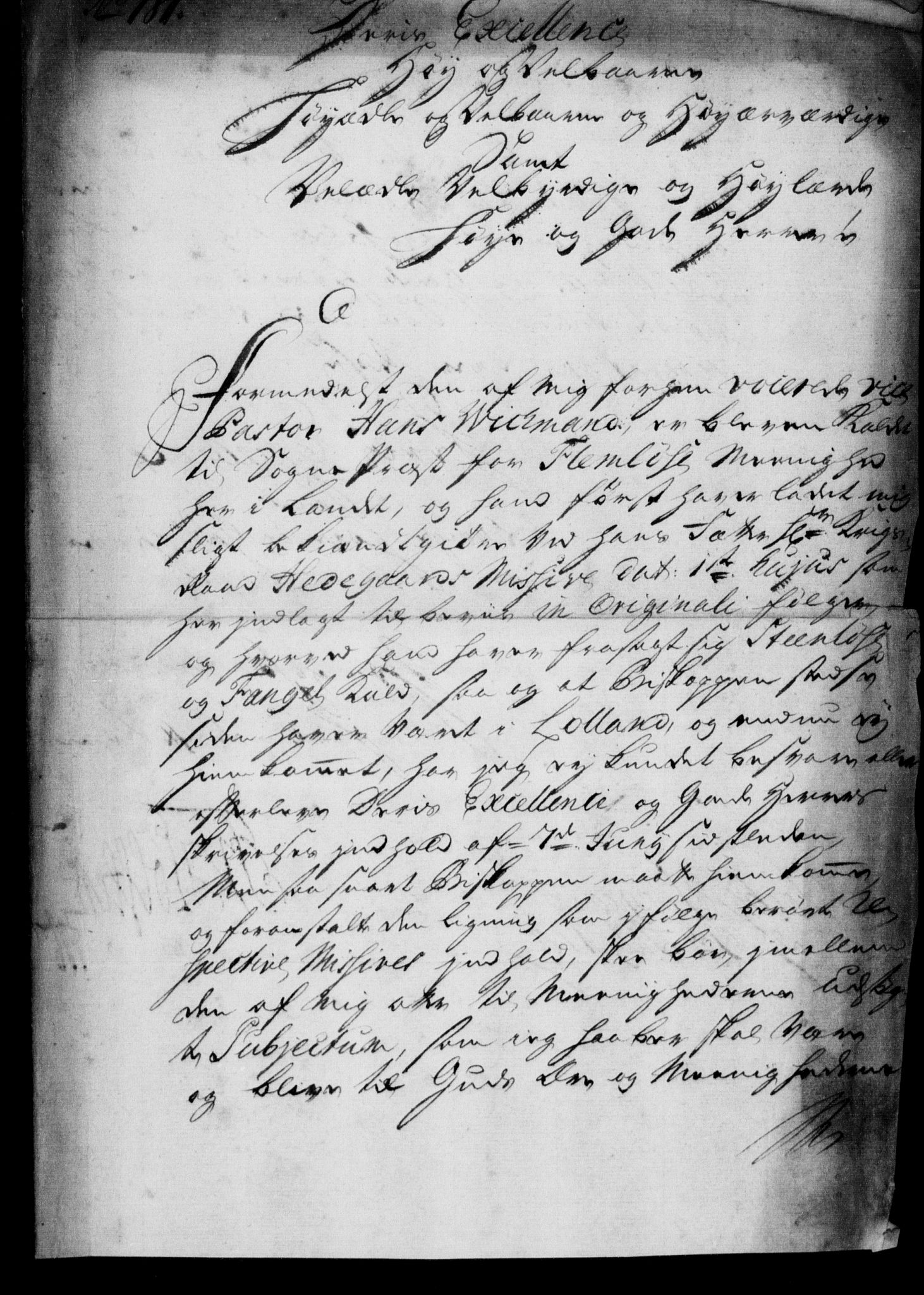 Generalkirkeinspektionskollegiet, DRA/A-0008/F4-06/F4-06-02: Protokollerede indkomne sager, 1738