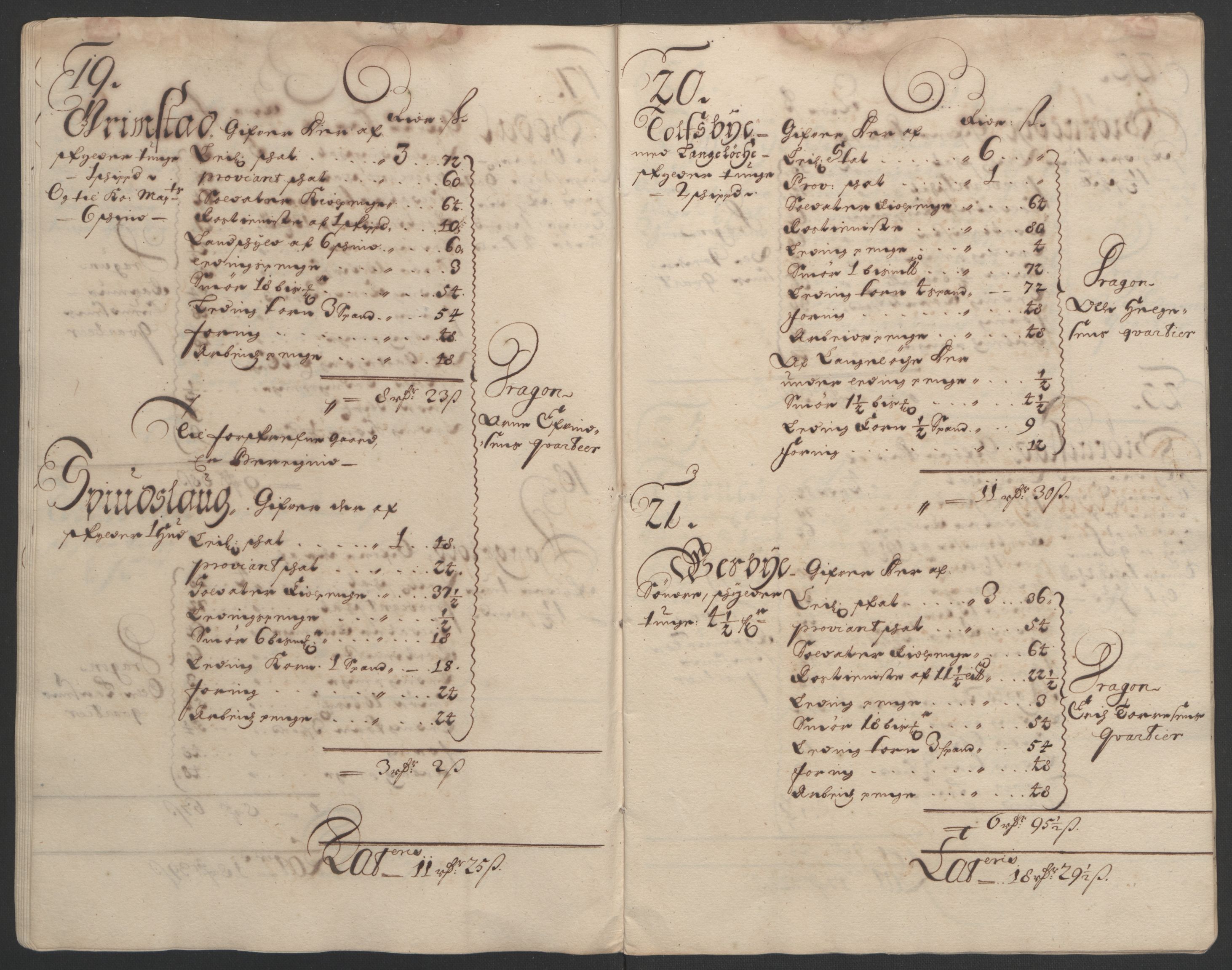 Rentekammeret inntil 1814, Reviderte regnskaper, Fogderegnskap, AV/RA-EA-4092/R07/L0284: Fogderegnskap Rakkestad, Heggen og Frøland, 1694, p. 262