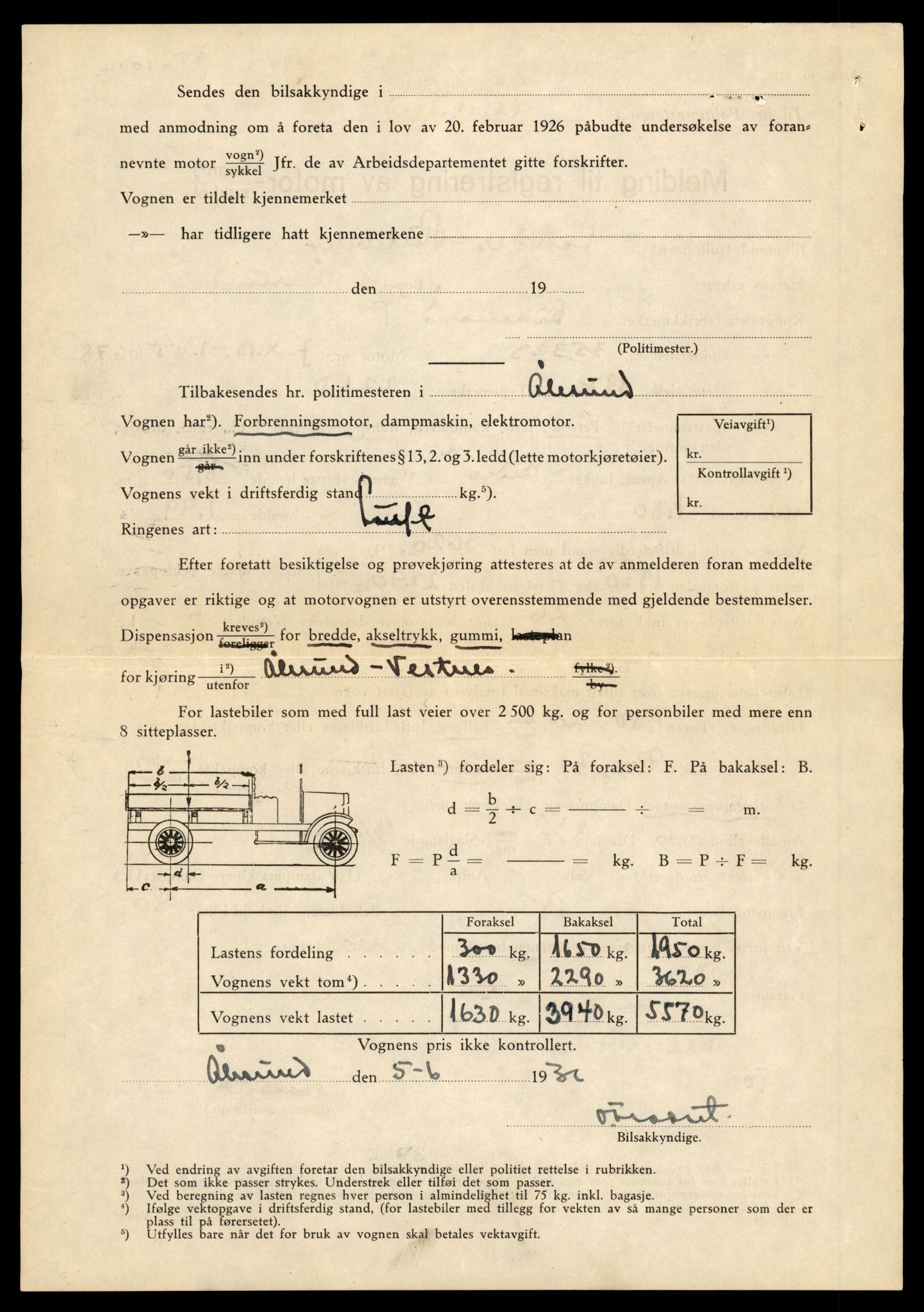 Møre og Romsdal vegkontor - Ålesund trafikkstasjon, AV/SAT-A-4099/F/Fe/L0010: Registreringskort for kjøretøy T 1050 - T 1169, 1927-1998, p. 1757