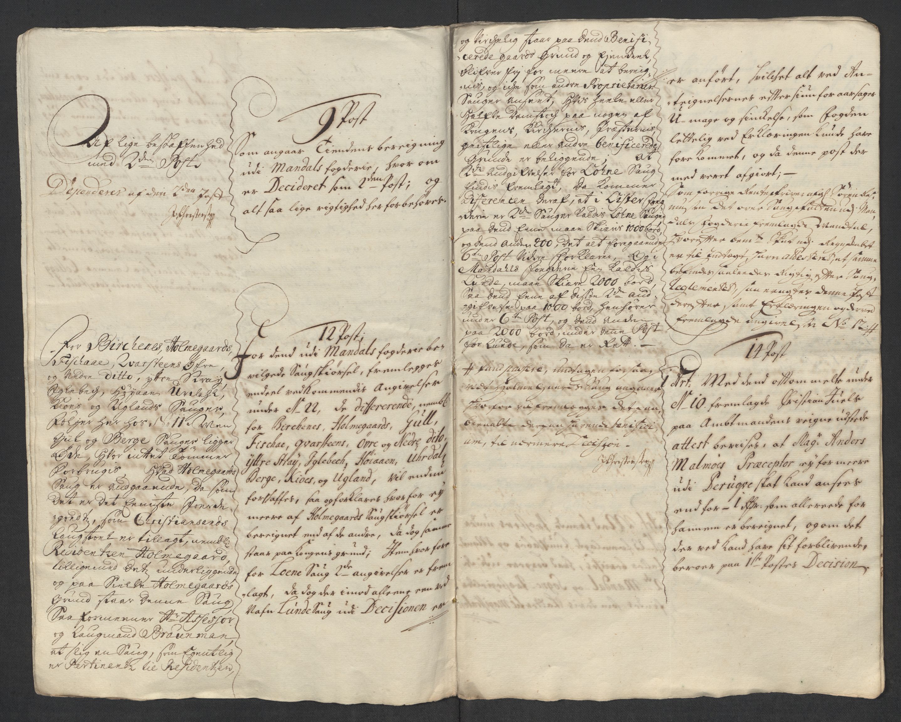 Rentekammeret inntil 1814, Reviderte regnskaper, Fogderegnskap, RA/EA-4092/R43/L2557: Fogderegnskap Lista og Mandal, 1711-1713, p. 322