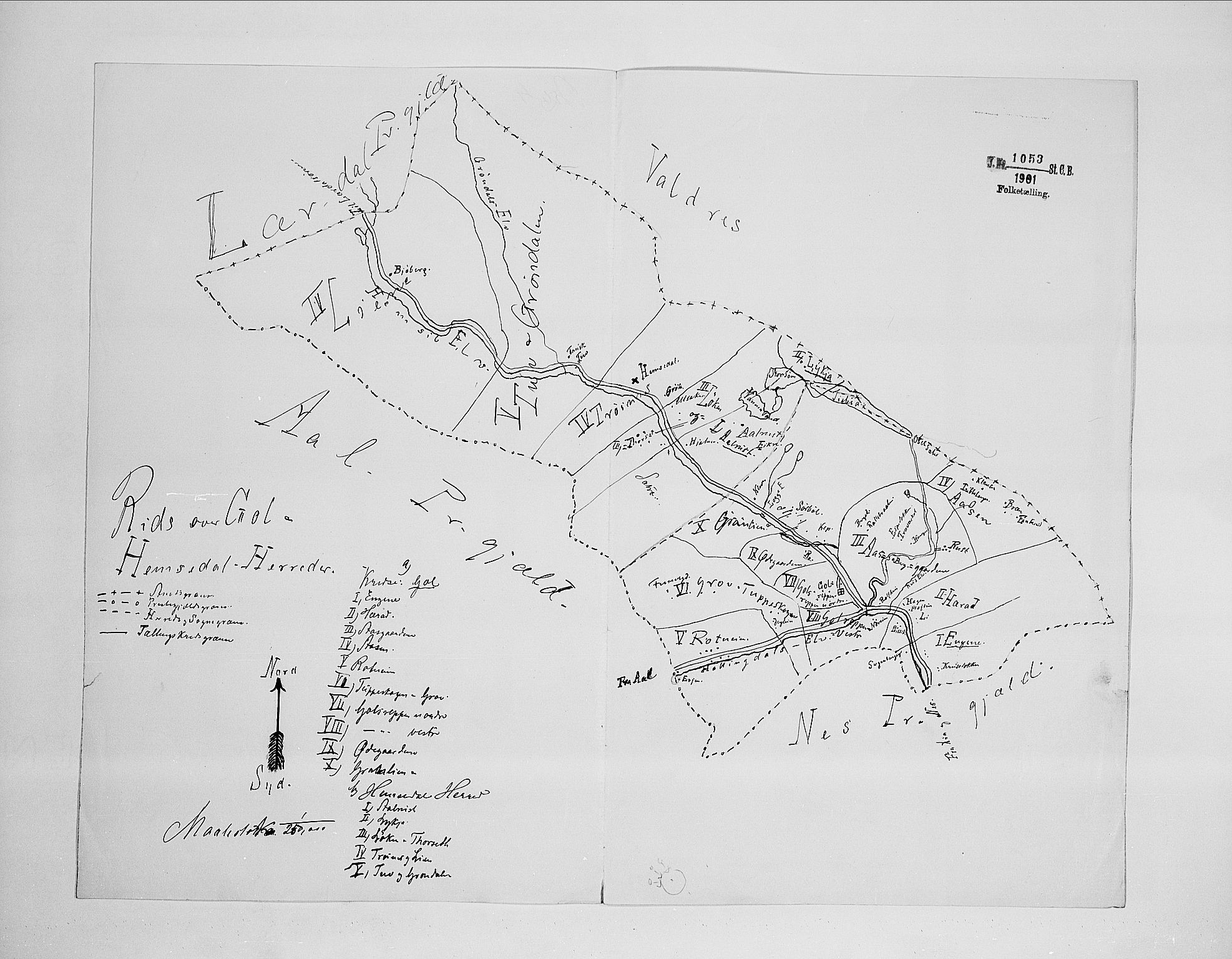 RA, 1900 census for Gol, 1900, p. 25