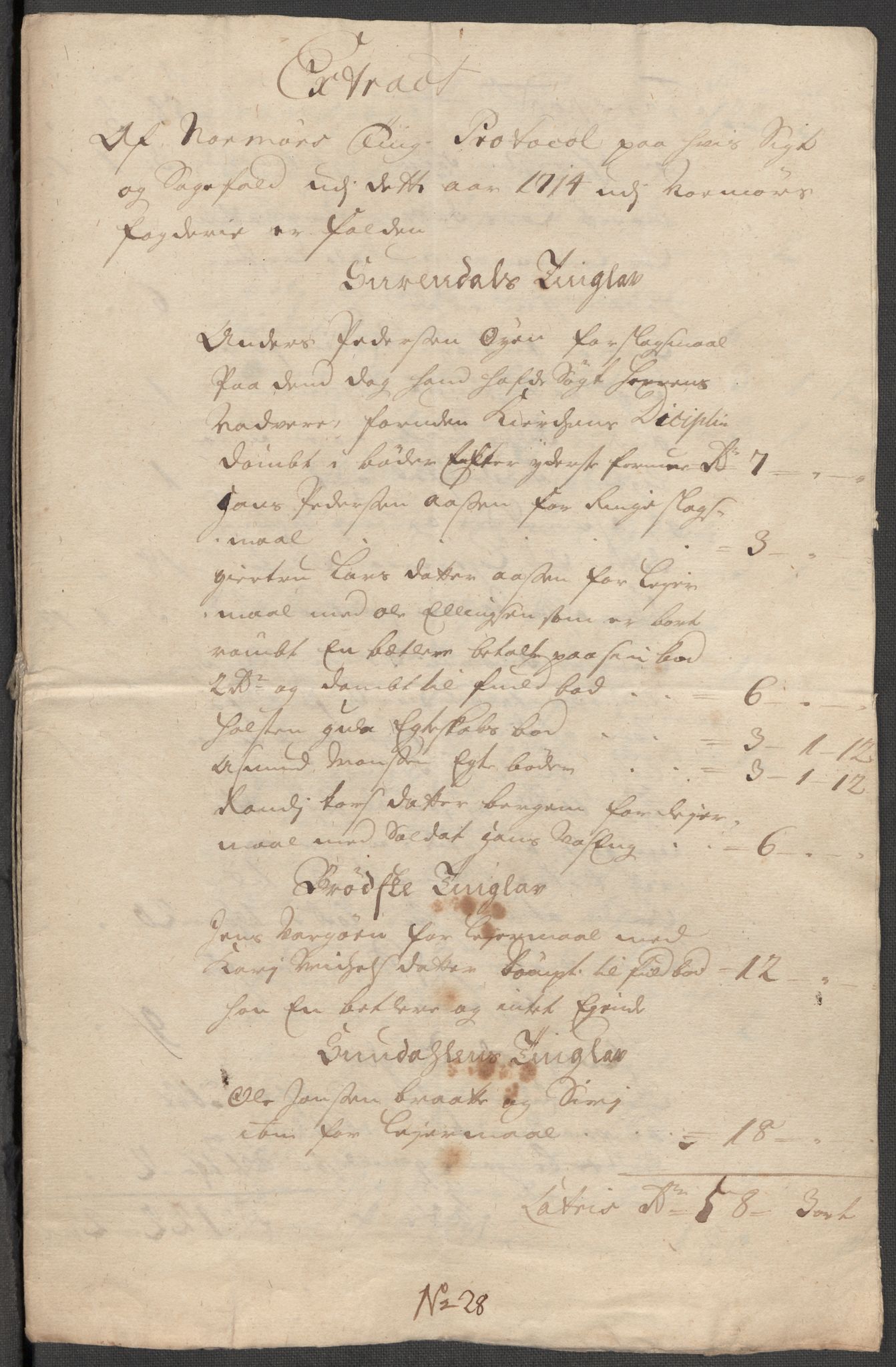 Rentekammeret inntil 1814, Reviderte regnskaper, Fogderegnskap, AV/RA-EA-4092/R56/L3748: Fogderegnskap Nordmøre, 1714-1715, p. 162