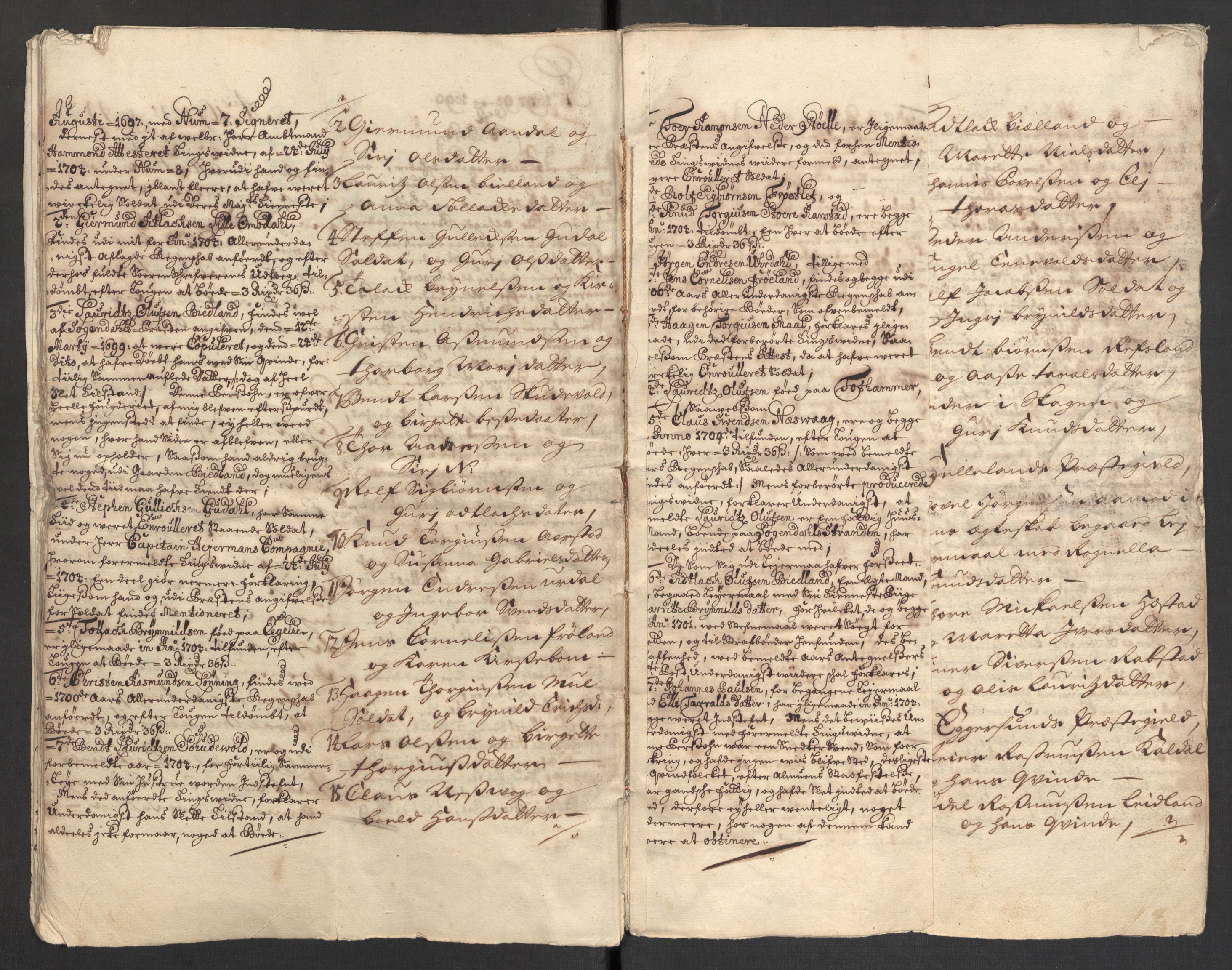 Rentekammeret inntil 1814, Reviderte regnskaper, Fogderegnskap, AV/RA-EA-4092/R46/L2730: Fogderegnskap Jæren og Dalane, 1699, p. 224