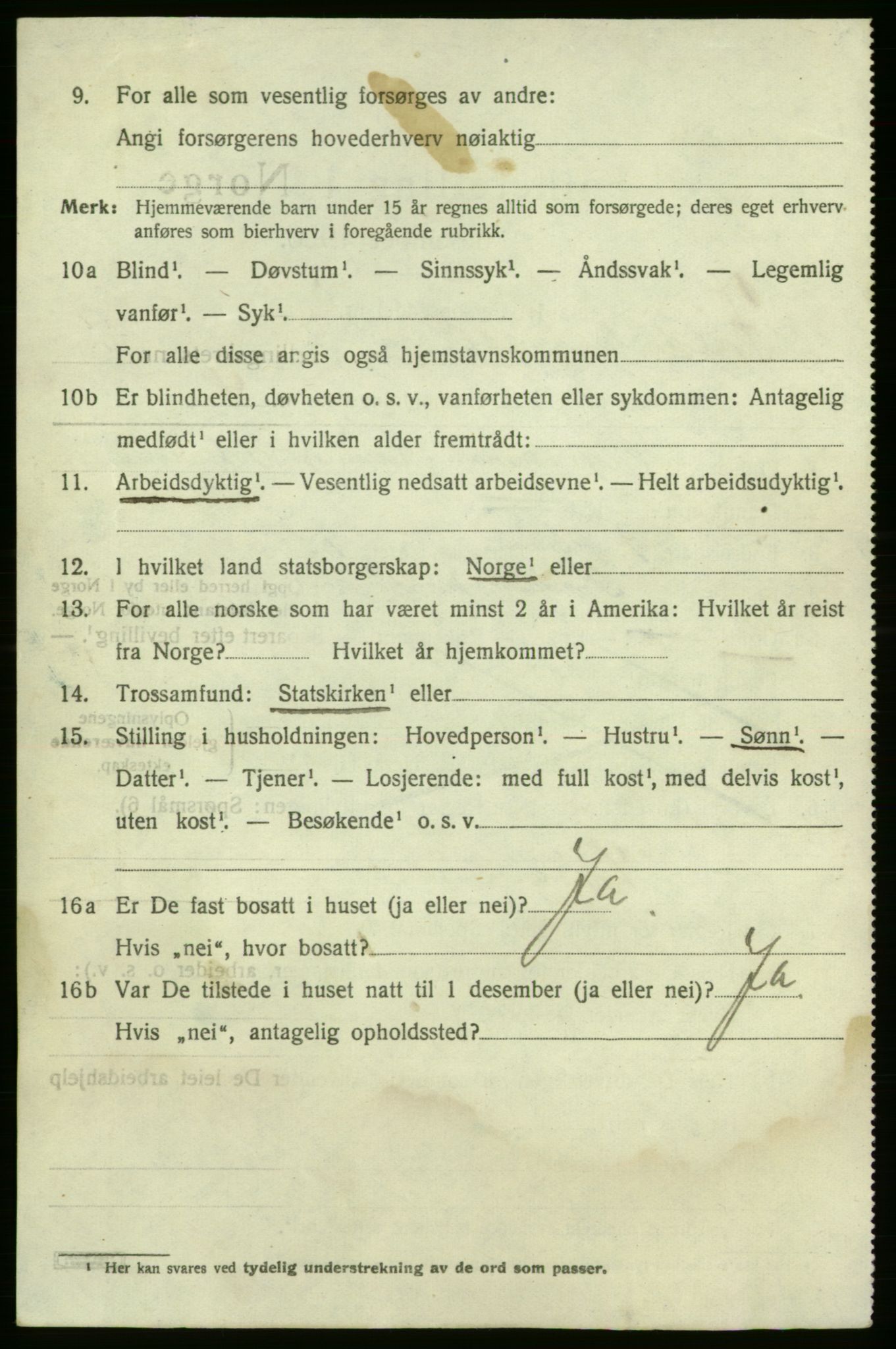 SAO, 1920 census for Fredrikshald, 1920, p. 14766