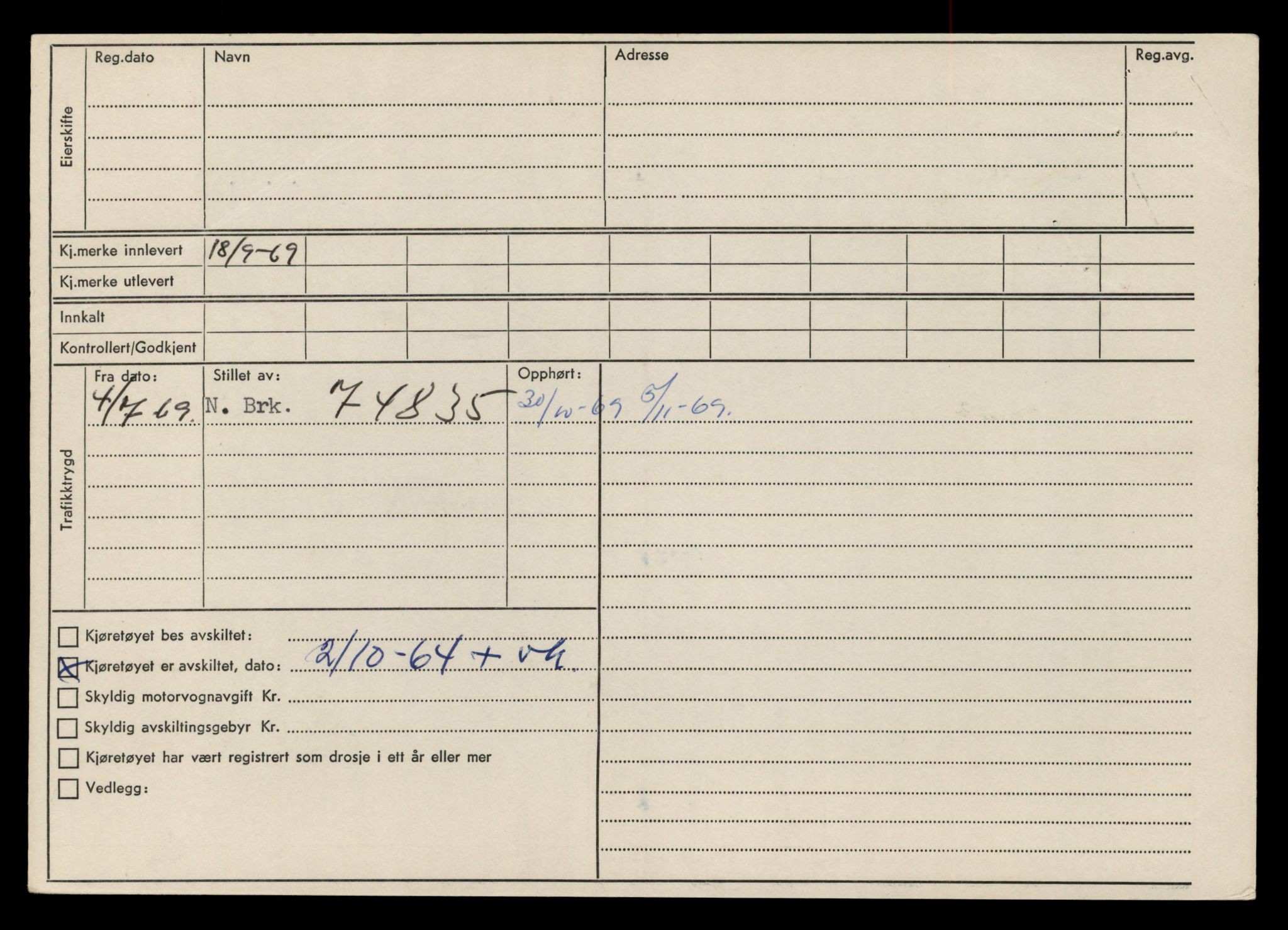 Møre og Romsdal vegkontor - Ålesund trafikkstasjon, AV/SAT-A-4099/F/Fe/L0042: Registreringskort for kjøretøy T 13906 - T 14079, 1927-1998, p. 219