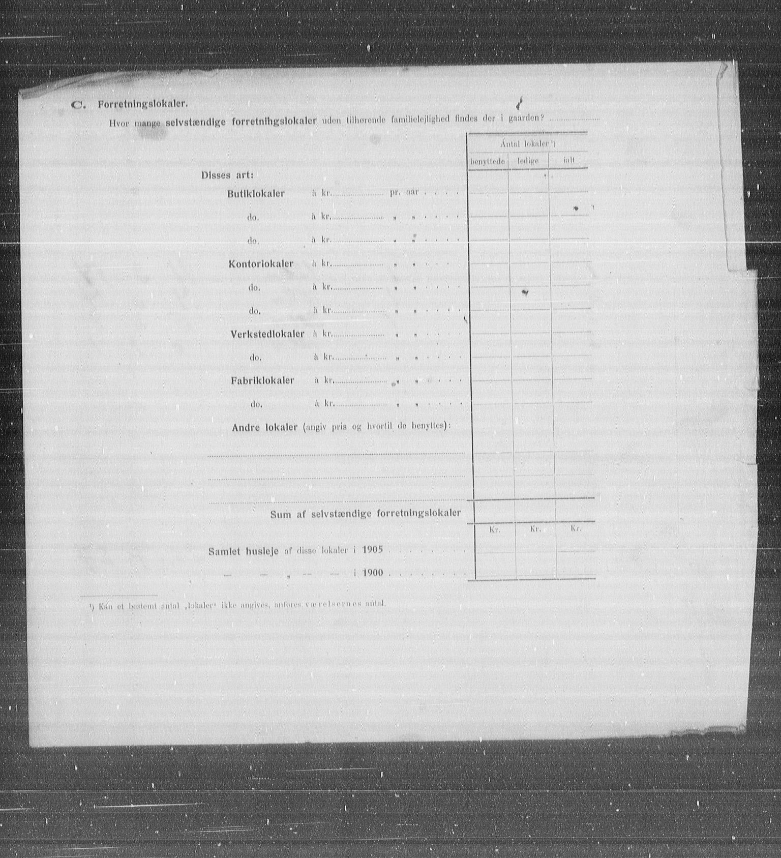 OBA, Municipal Census 1905 for Kristiania, 1905, p. 55615