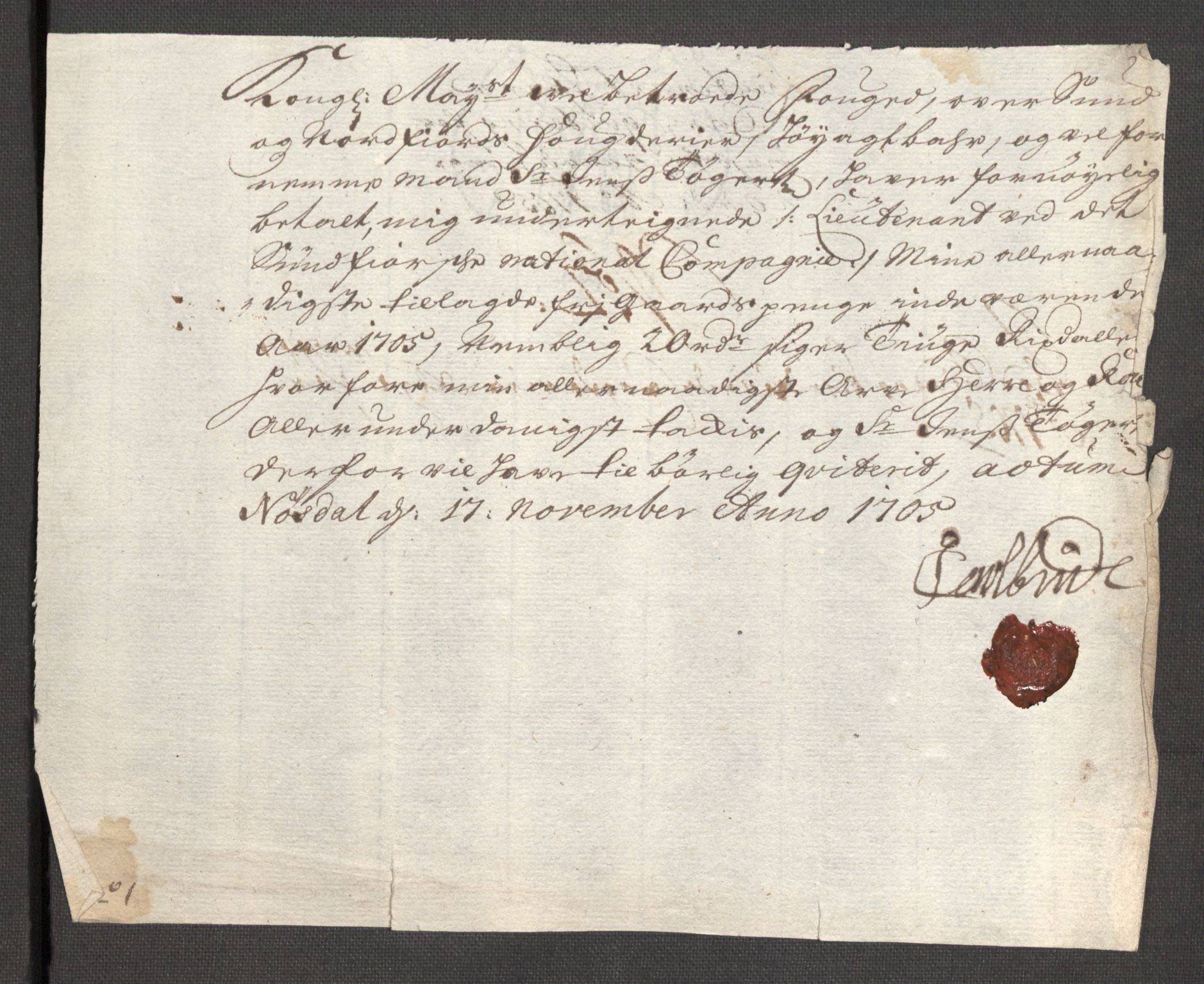 Rentekammeret inntil 1814, Reviderte regnskaper, Fogderegnskap, RA/EA-4092/R53/L3429: Fogderegnskap Sunn- og Nordfjord, 1705, p. 167