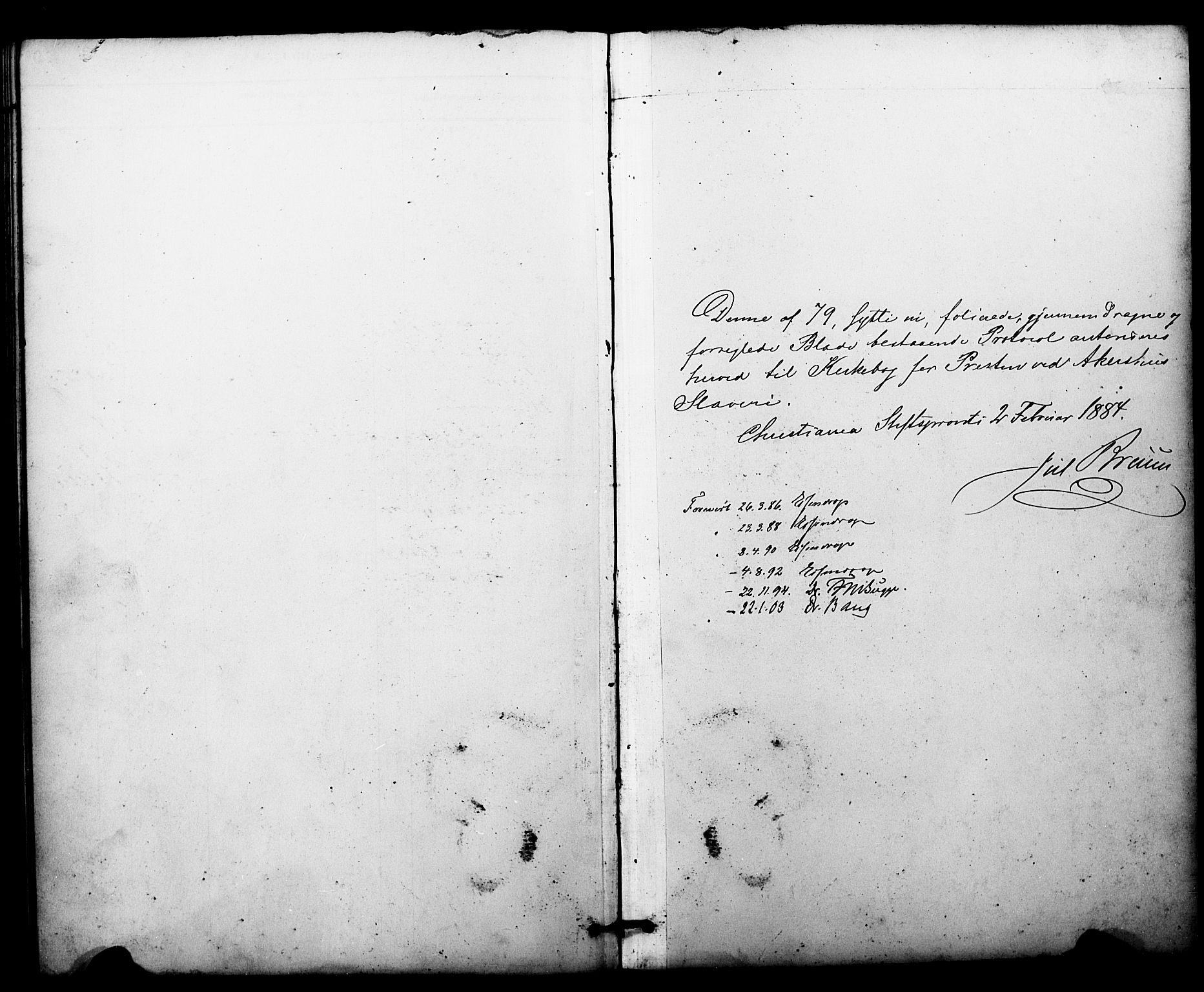 Akershus festnings slaveri Kirkebøker, SAO/A-10841/F/Fa/L0003: Parish register (official) no. 3, 1884-1912