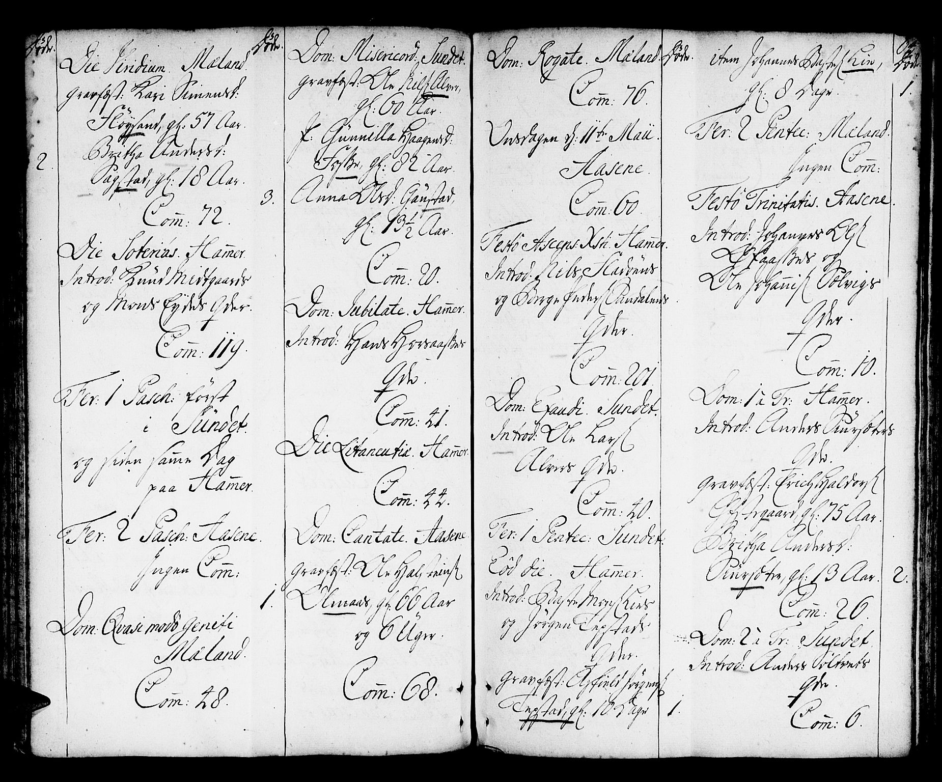 Hamre sokneprestembete, AV/SAB-A-75501/H/Ha/Haa/Haaa/L0007: Parish register (official) no. A 7, 1762-1777, p. 64