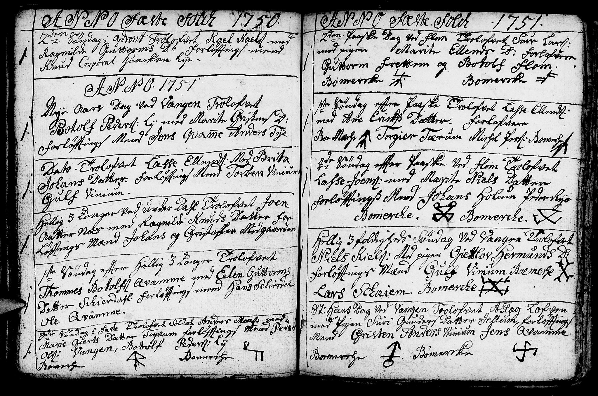 Aurland sokneprestembete, SAB/A-99937/H/Ha/Haa/L0003: Parish register (official) no. A 3, 1735-1761, p. 176