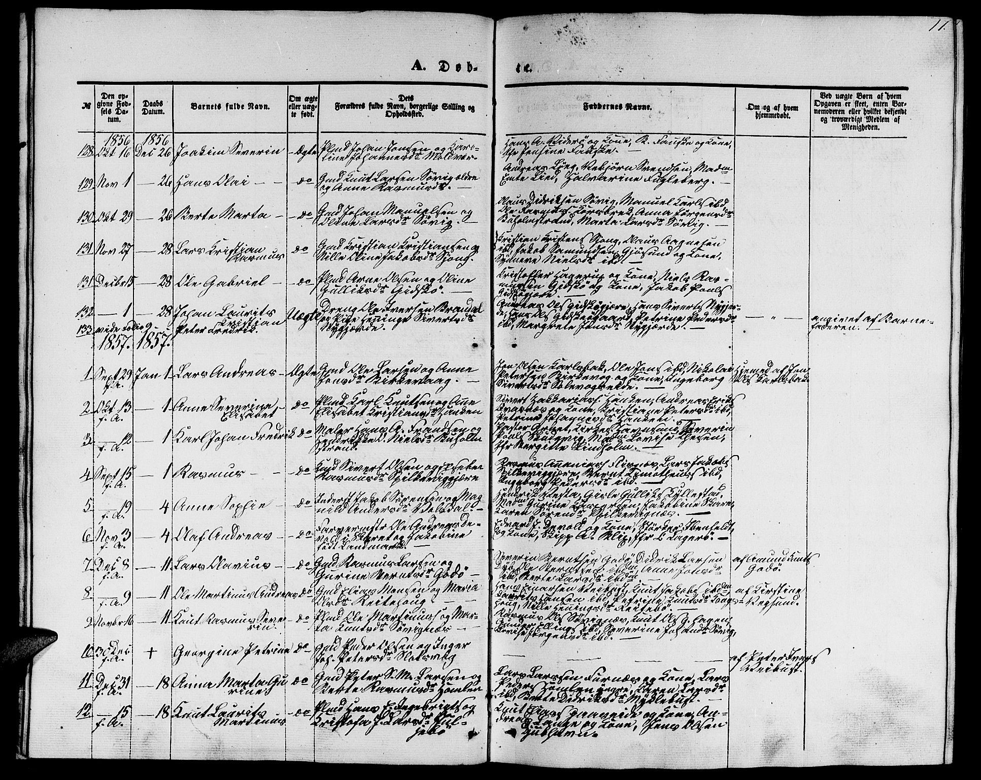 Ministerialprotokoller, klokkerbøker og fødselsregistre - Møre og Romsdal, AV/SAT-A-1454/528/L0427: Parish register (copy) no. 528C08, 1855-1864, p. 17