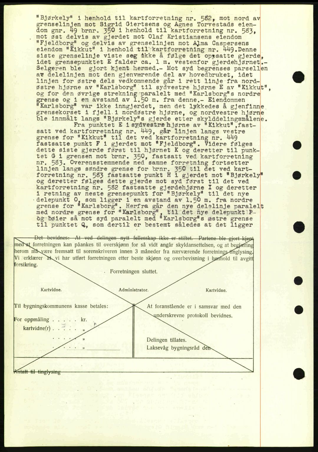 Midhordland sorenskriveri, AV/SAB-A-3001/1/G/Gb/Gbk/L0007: Mortgage book no. A30-35, 1943-1944, Diary no: : 2193/1944