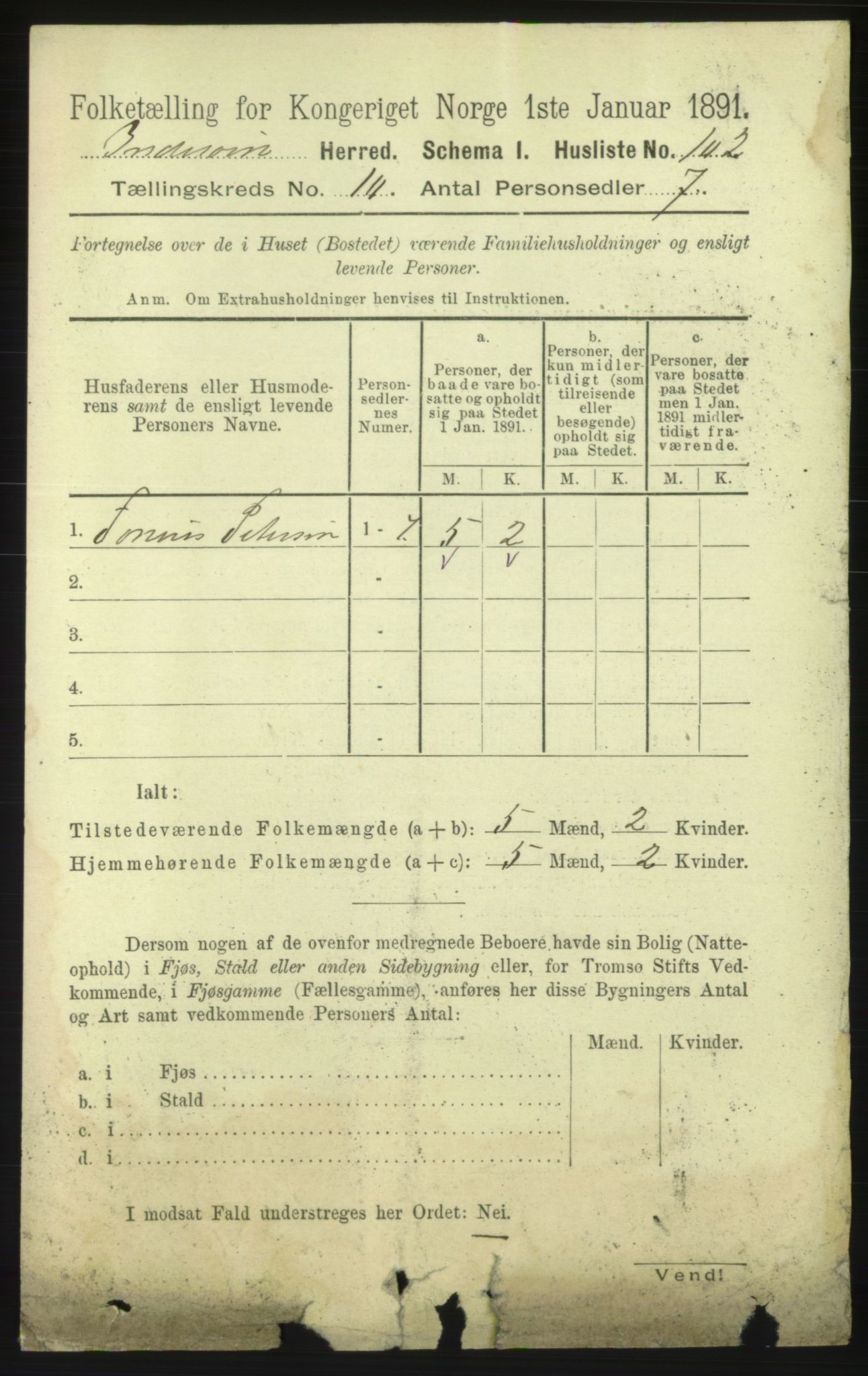 RA, 1891 census for 1729 Inderøy, 1891, p. 5567