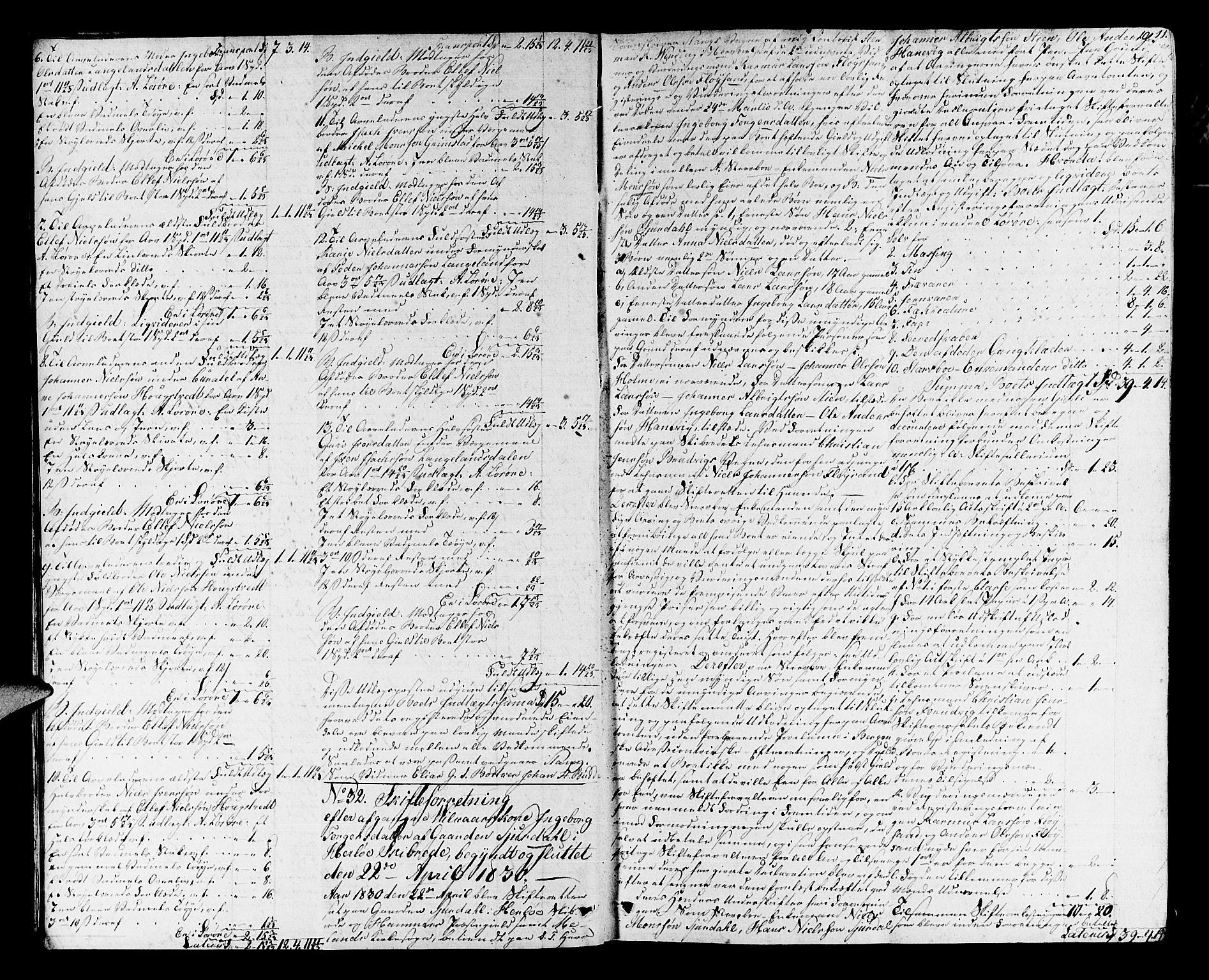Nordhordland sorenskrivar, AV/SAB-A-2901/1/H/Ha/L0018: Skifteprotokollar Nordhordland , 1830-1833, p. 9b-10a