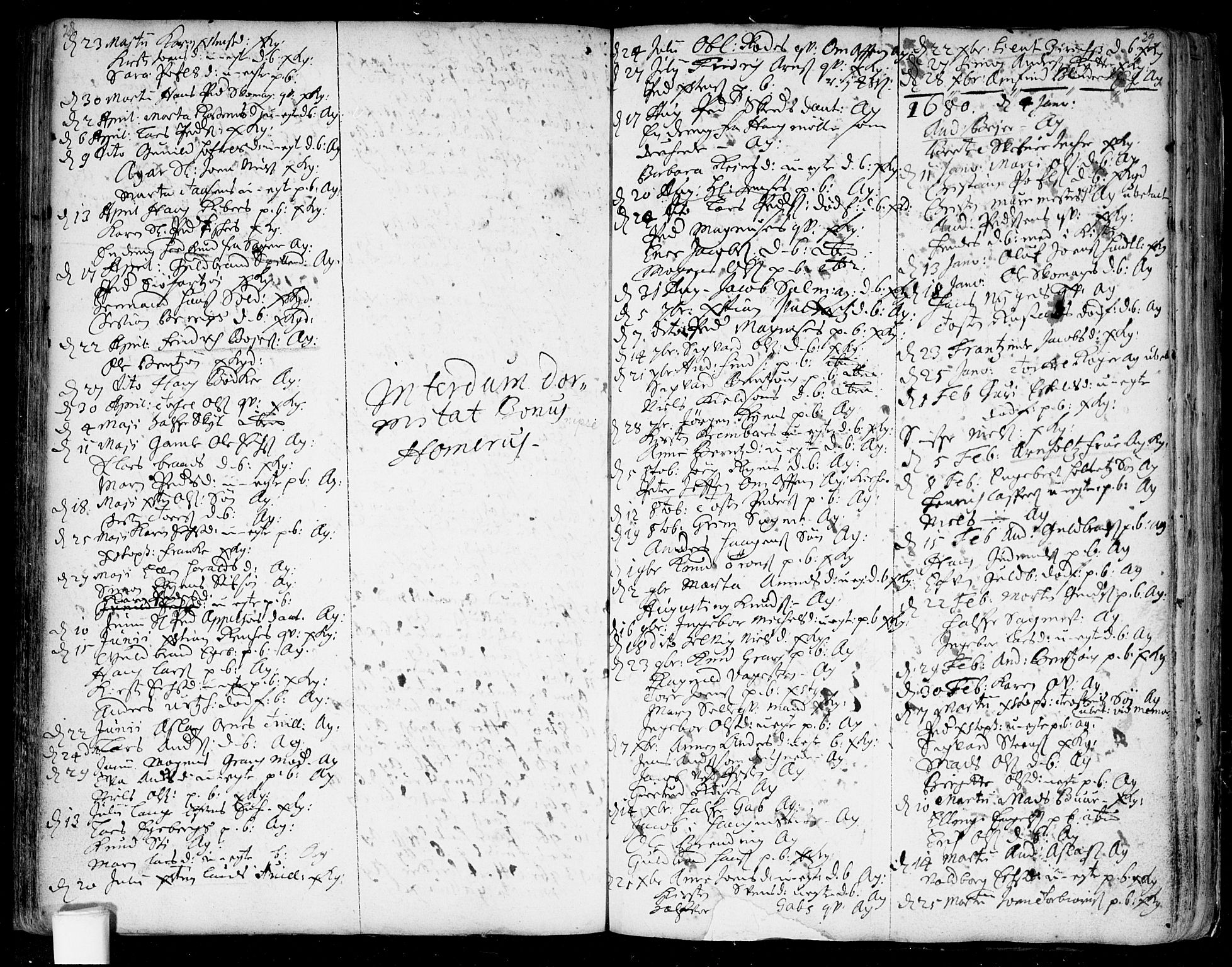 Aker prestekontor kirkebøker, AV/SAO-A-10861/F/L0001: Parish register (official) no. 1, 1656-1688