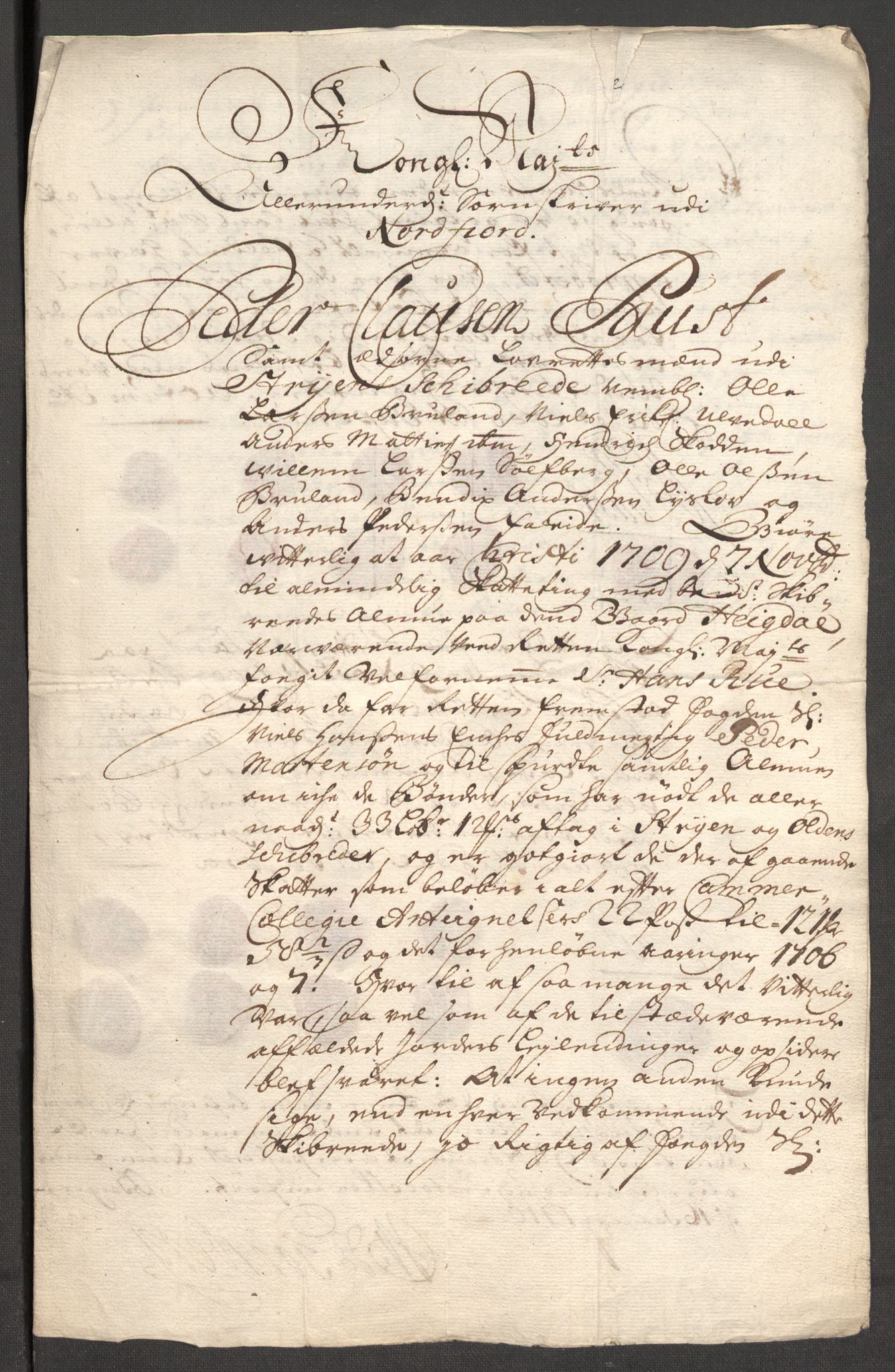 Rentekammeret inntil 1814, Reviderte regnskaper, Fogderegnskap, AV/RA-EA-4092/R53/L3430: Fogderegnskap Sunn- og Nordfjord, 1706-1707, p. 422