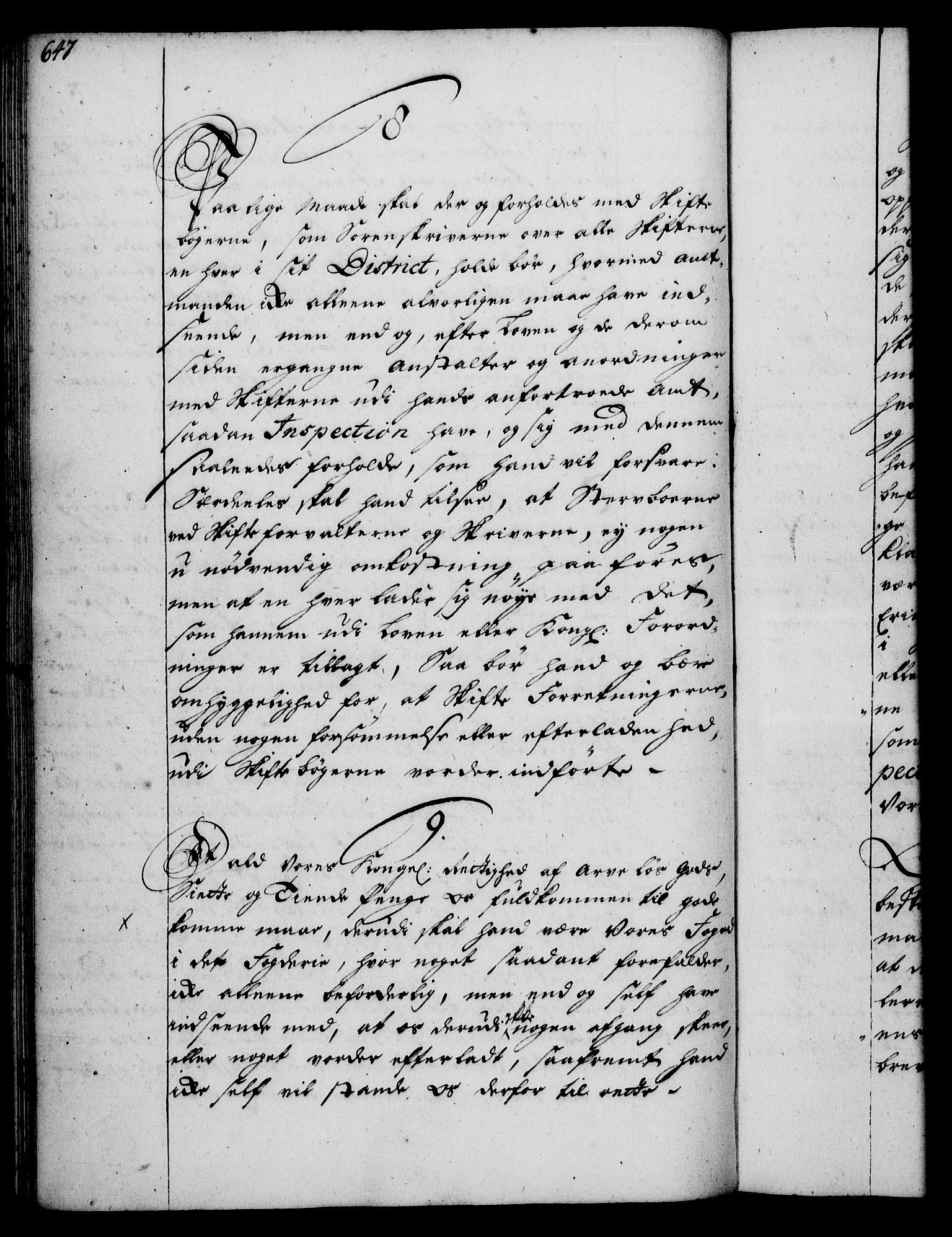 Rentekammeret, Kammerkanselliet, AV/RA-EA-3111/G/Gg/Ggi/L0002: Norsk instruksjonsprotokoll med register (merket RK 53.35), 1729-1751, p. 647