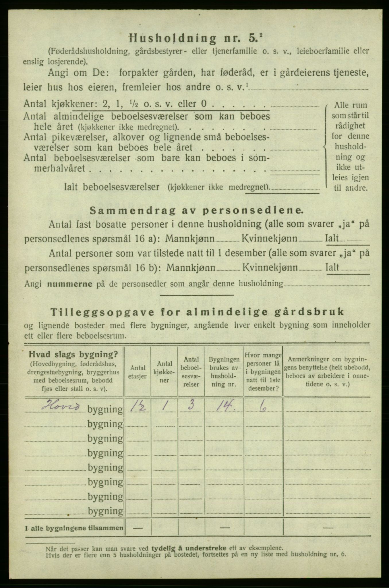 SAB, 1920 census for Skånevik, 1920, p. 1590