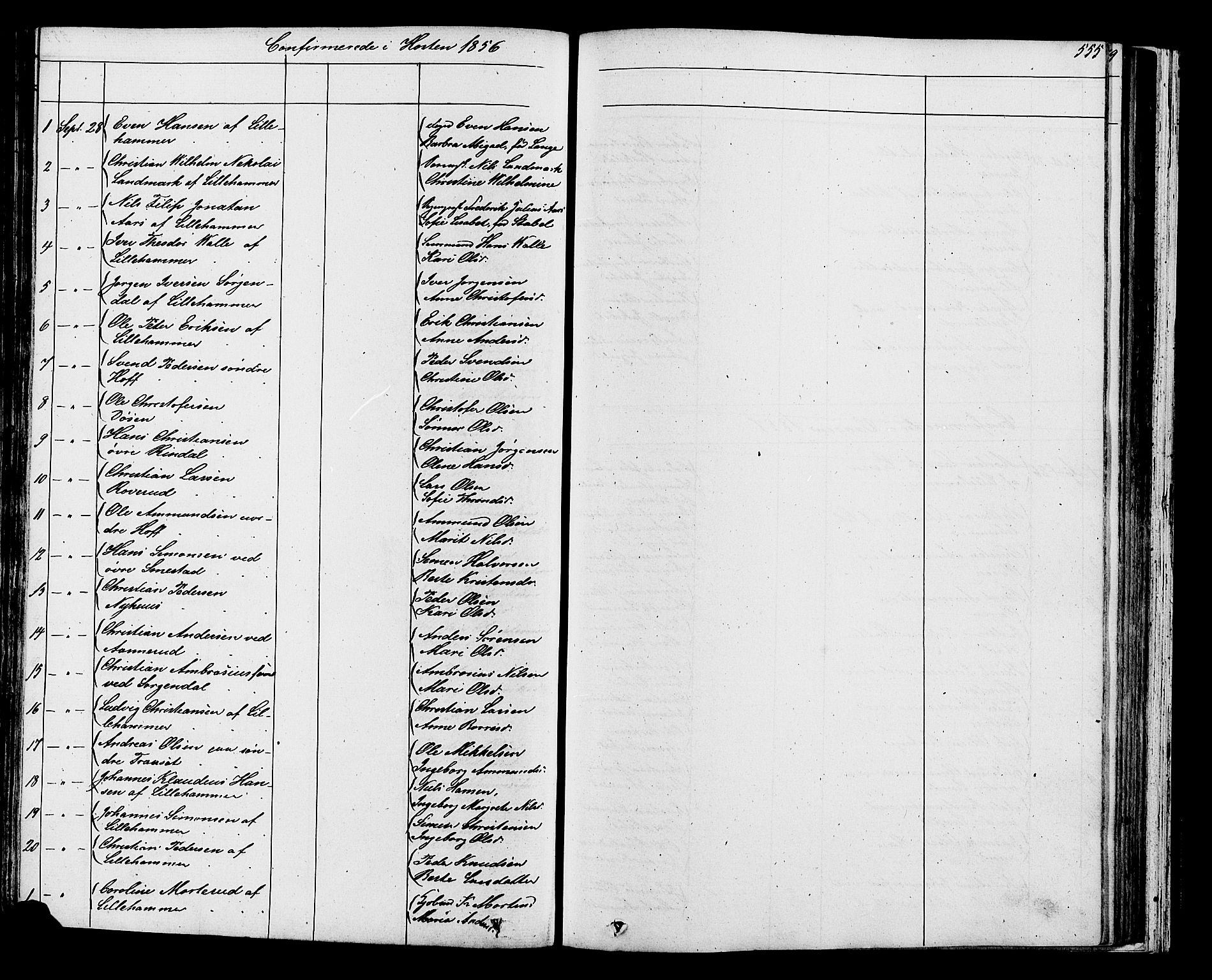 Fåberg prestekontor, SAH/PREST-086/H/Ha/Hab/L0007: Parish register (copy) no. 7, 1856-1891, p. 554-555