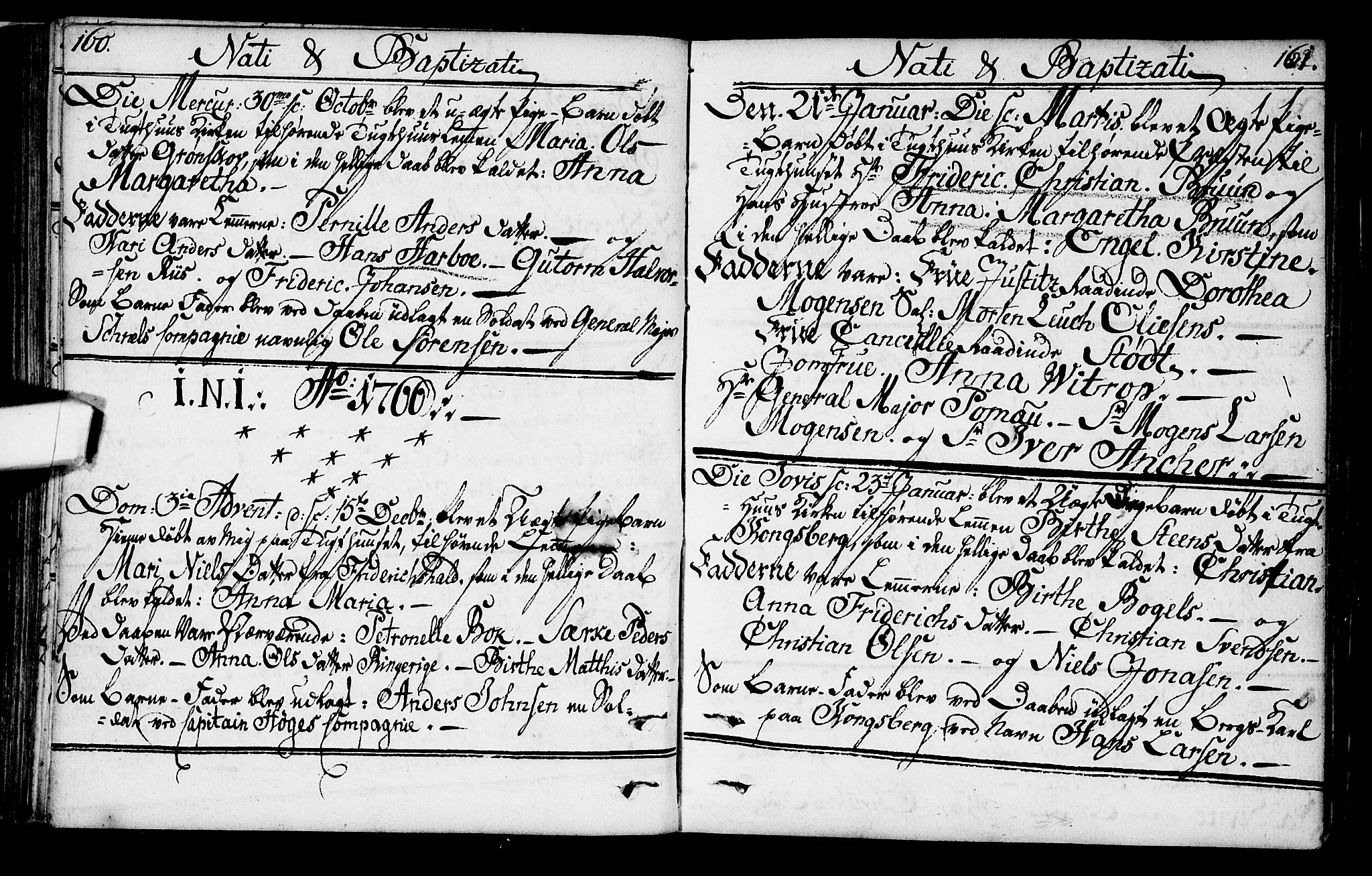 Kristiania tukthusprest Kirkebøker, SAO/A-10881/F/Fa/L0001: Parish register (official) no. 1, 1758-1828, p. 160-161