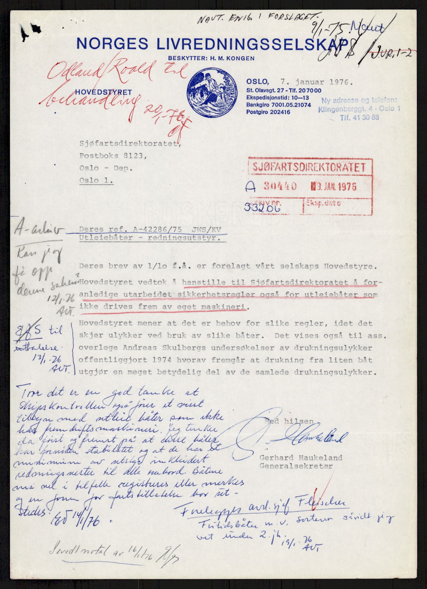 Sjøfartsdirektoratet med forløpere, generelt arkiv, AV/RA-S-1407/D/Du/Duc/L0641/0004: Skipskontrollen - Forskrifter    / Utleiebåter (2 mapper), 1977-1989, p. 50