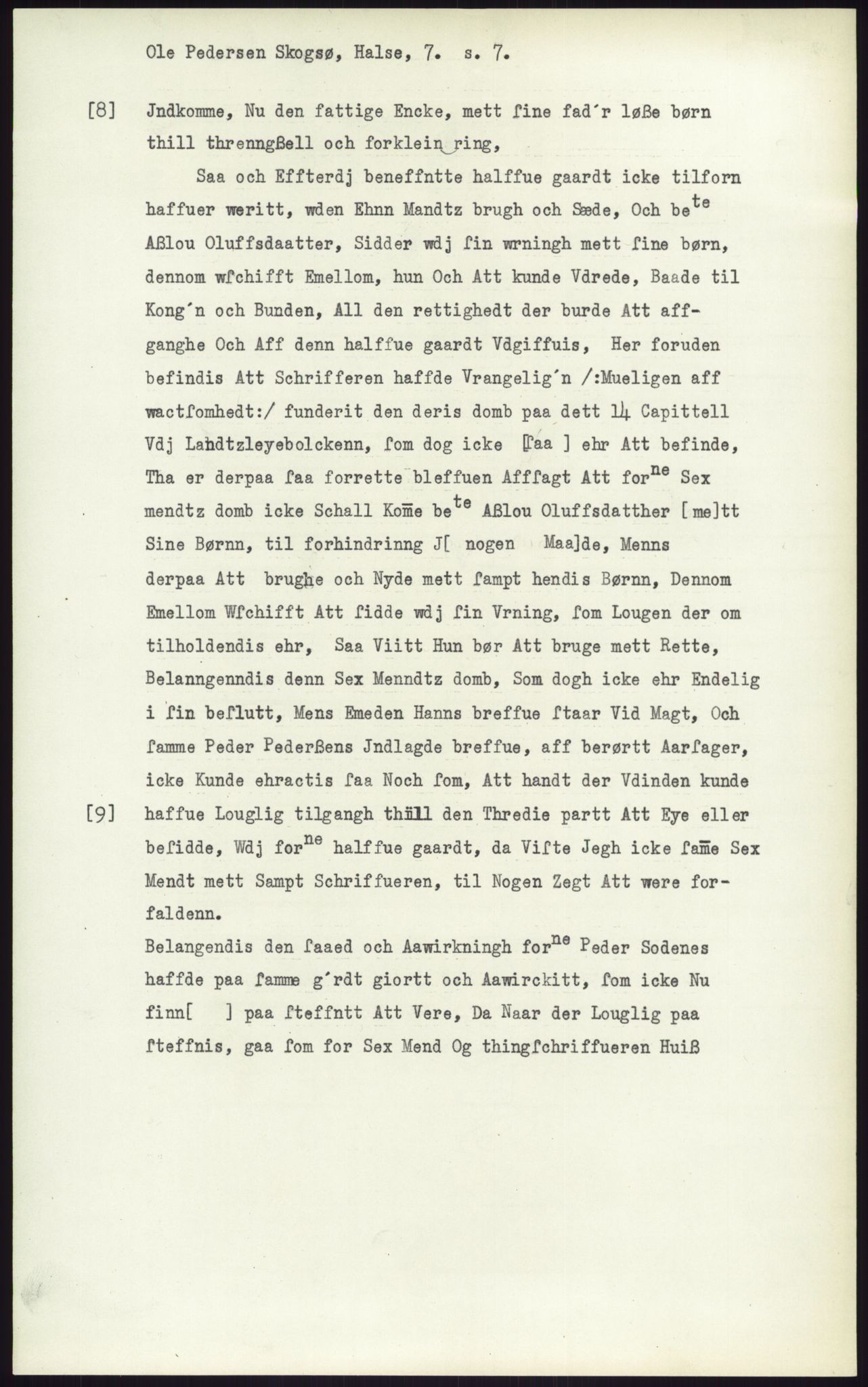 Samlinger til kildeutgivelse, Diplomavskriftsamlingen, AV/RA-EA-4053/H/Ha, p. 2861