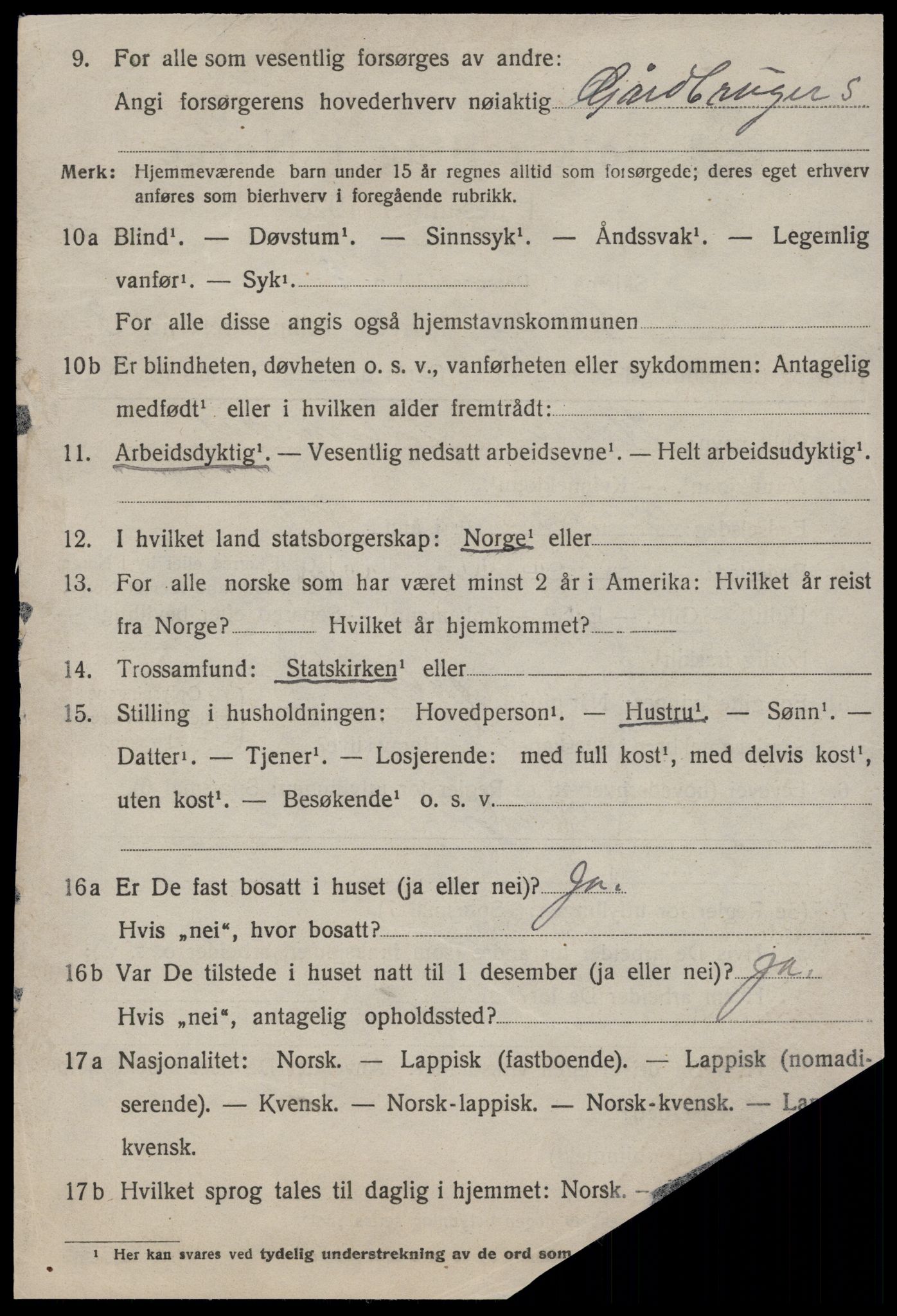 SAT, 1920 census for Rissa, 1920, p. 2948